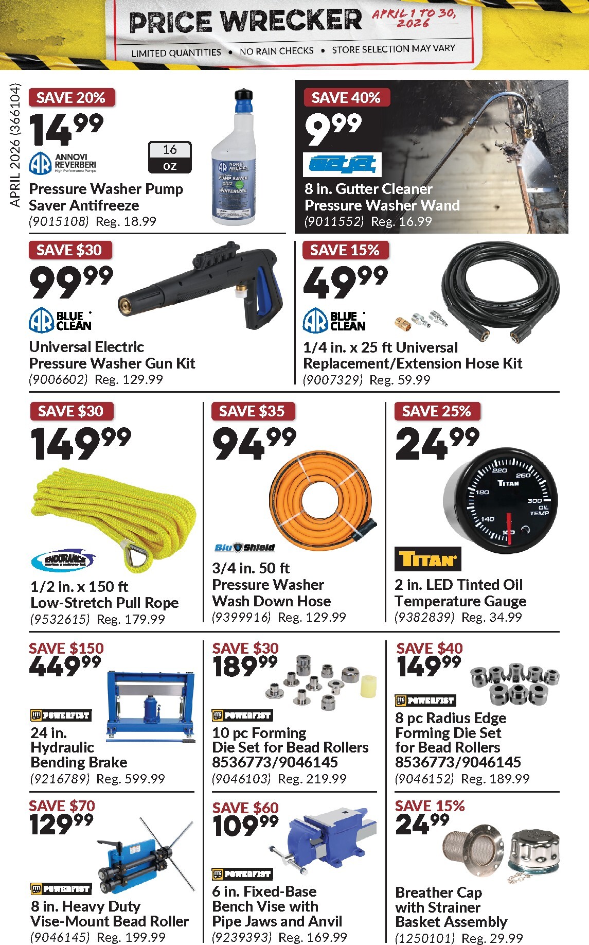 princess-auto - Princess Auto - Price Wrecker Flyer Valid From 2026-04-01 to 2026-04-30 - page: 32