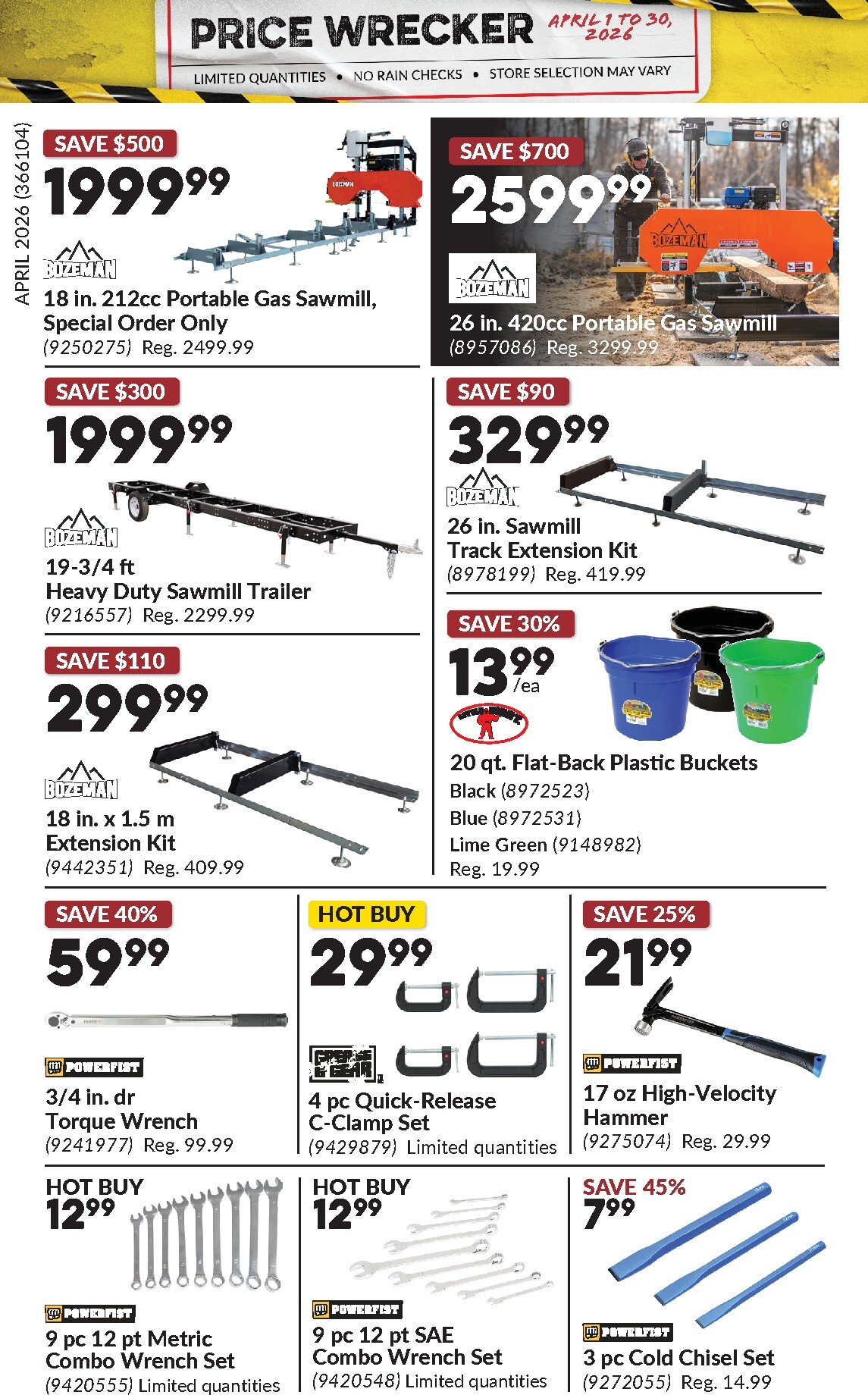 princess-auto - Princess Auto - Price Wrecker Flyer Valid From 2026-04-01 to 2026-04-30 - page: 26