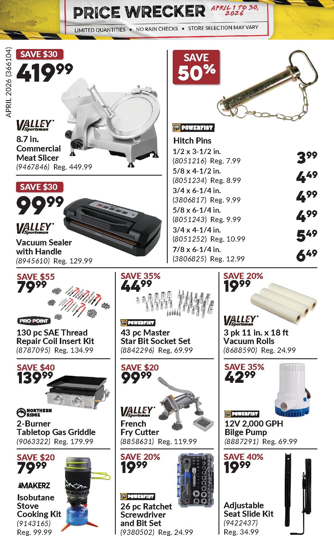 princess-auto - Princess Auto - Price Wrecker Flyer Valid From 2026-04-01 to 2026-04-30 - page: 27