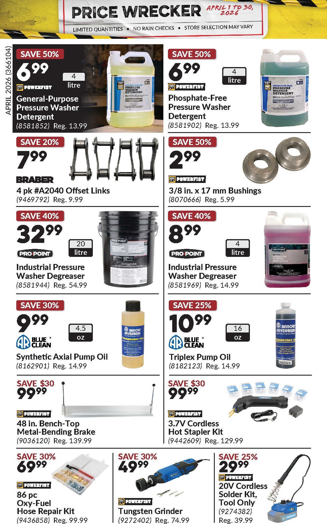 princess-auto - Princess Auto - Price Wrecker Flyer Valid From 2026-04-01 to 2026-04-30 - page: 33
