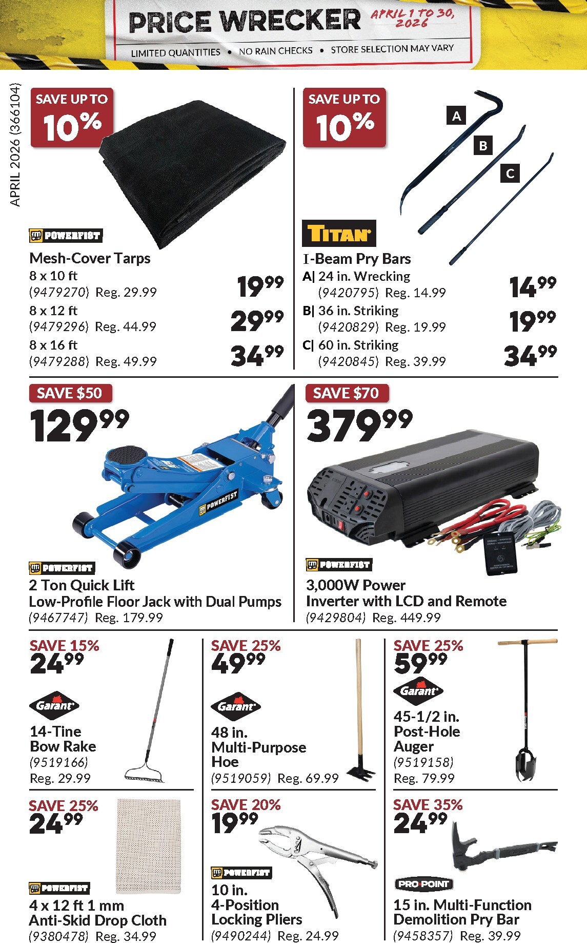princess-auto - Princess Auto - Price Wrecker Flyer Valid From 2026-04-01 to 2026-04-30 - page: 24