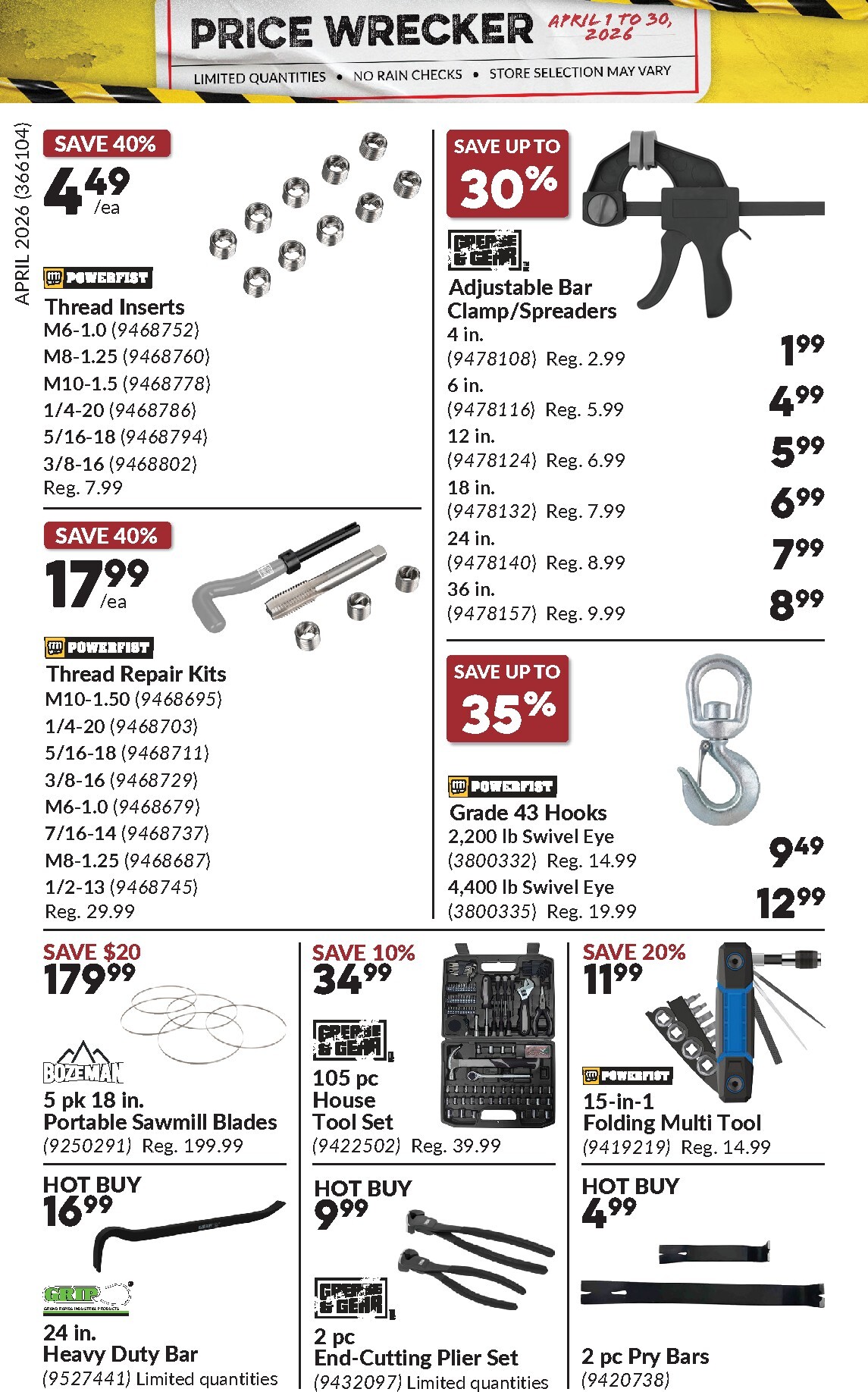 princess-auto - Princess Auto - Price Wrecker Flyer Valid From 2026-04-01 to 2026-04-30 - page: 25