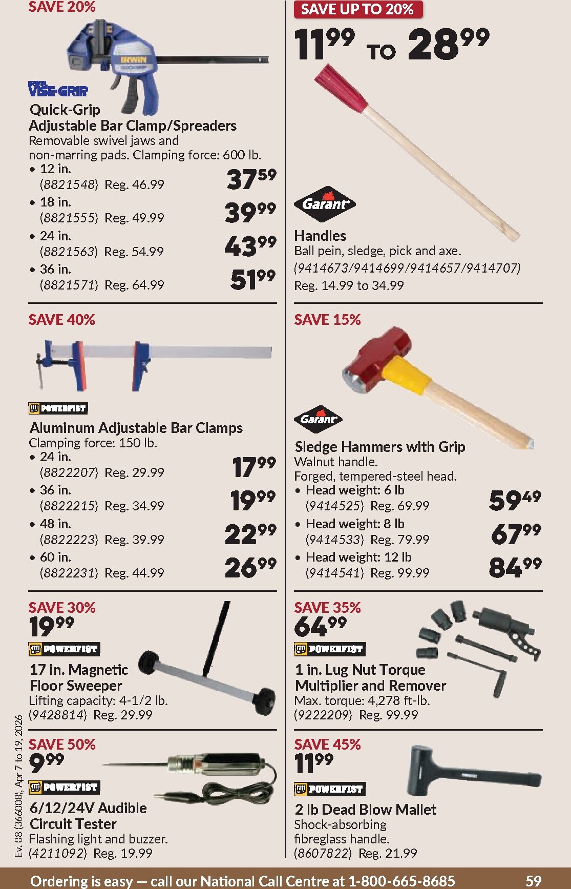 princess-auto - Princess Auto Flyer Valid From 2026-04-07 to 2026-04-19 - page: 62
