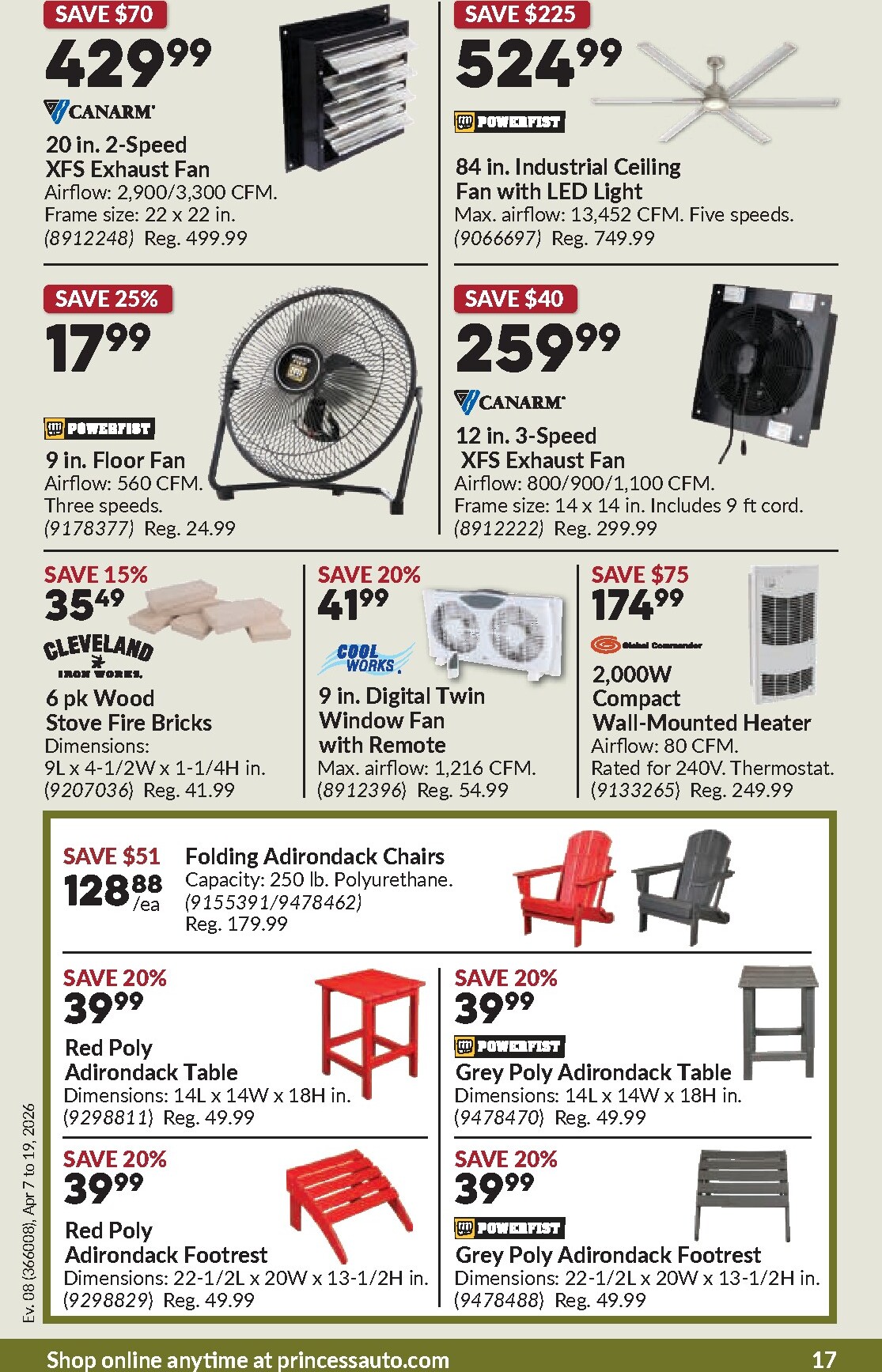princess-auto - Princess Auto Flyer Valid From 2026-04-07 to 2026-04-19 - page: 20