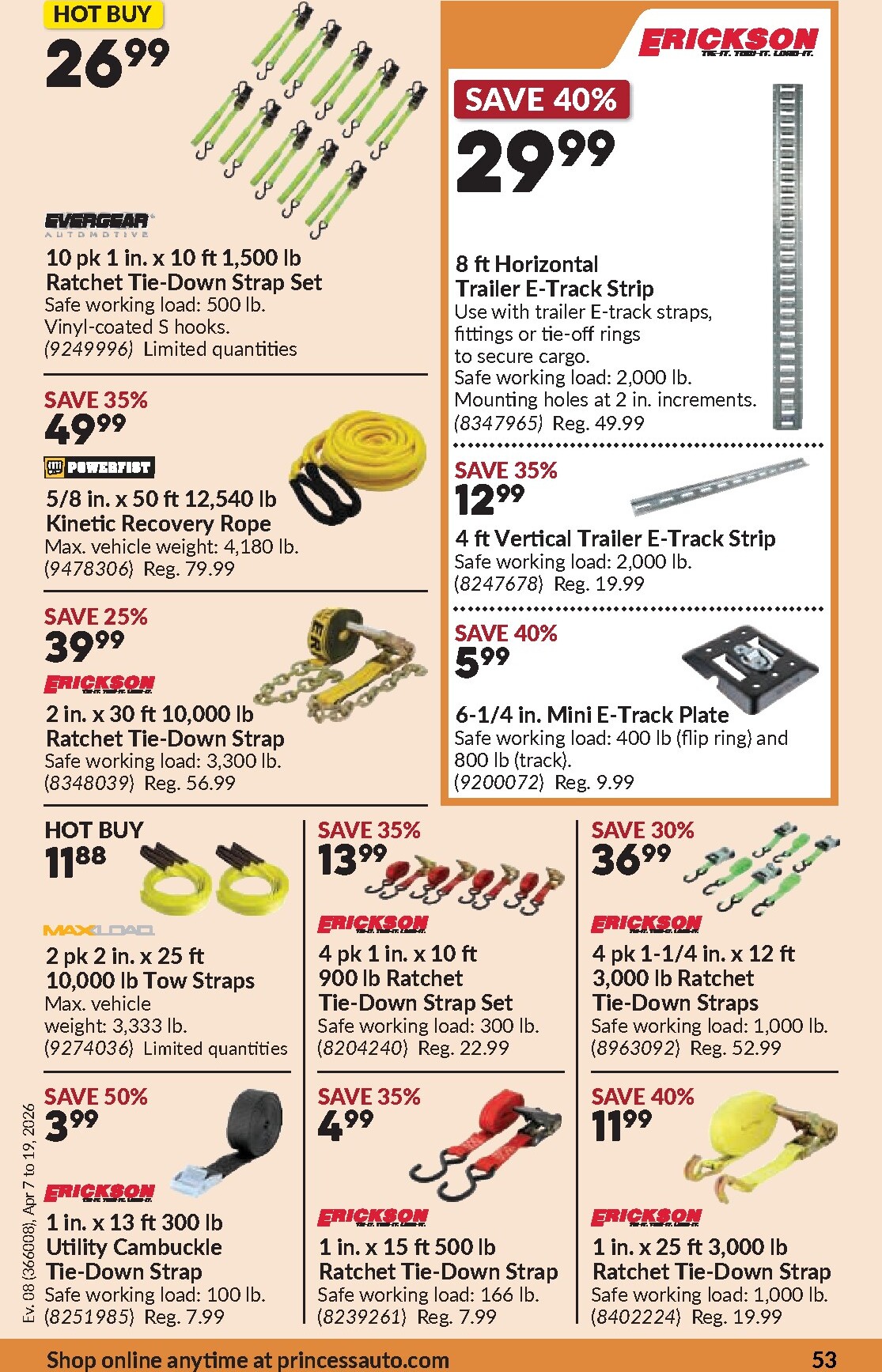 princess-auto - Princess Auto Flyer Valid From 2026-04-07 to 2026-04-19 - page: 56