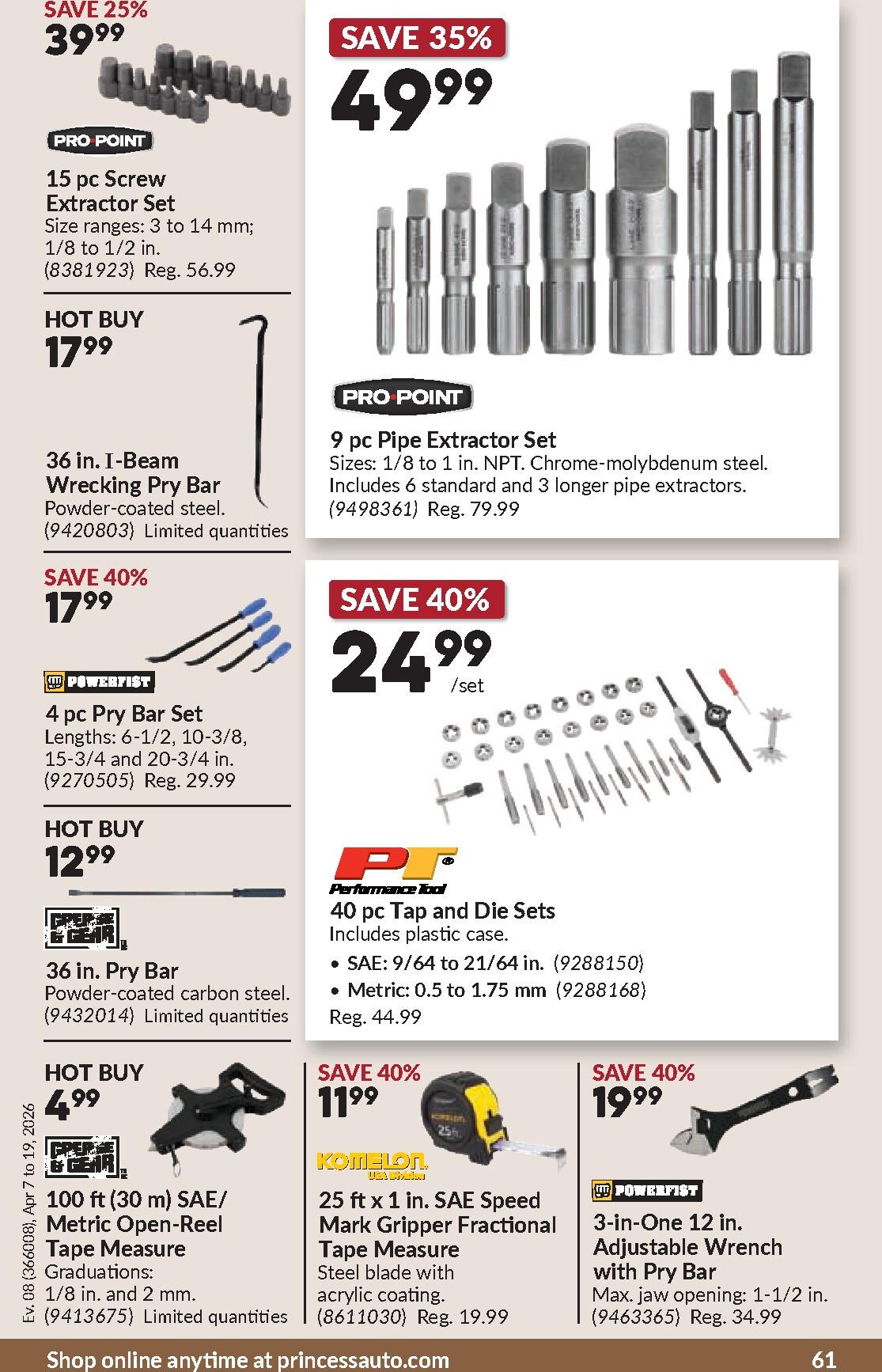 princess-auto - Princess Auto Flyer Valid From 2026-04-07 to 2026-04-19 - page: 64
