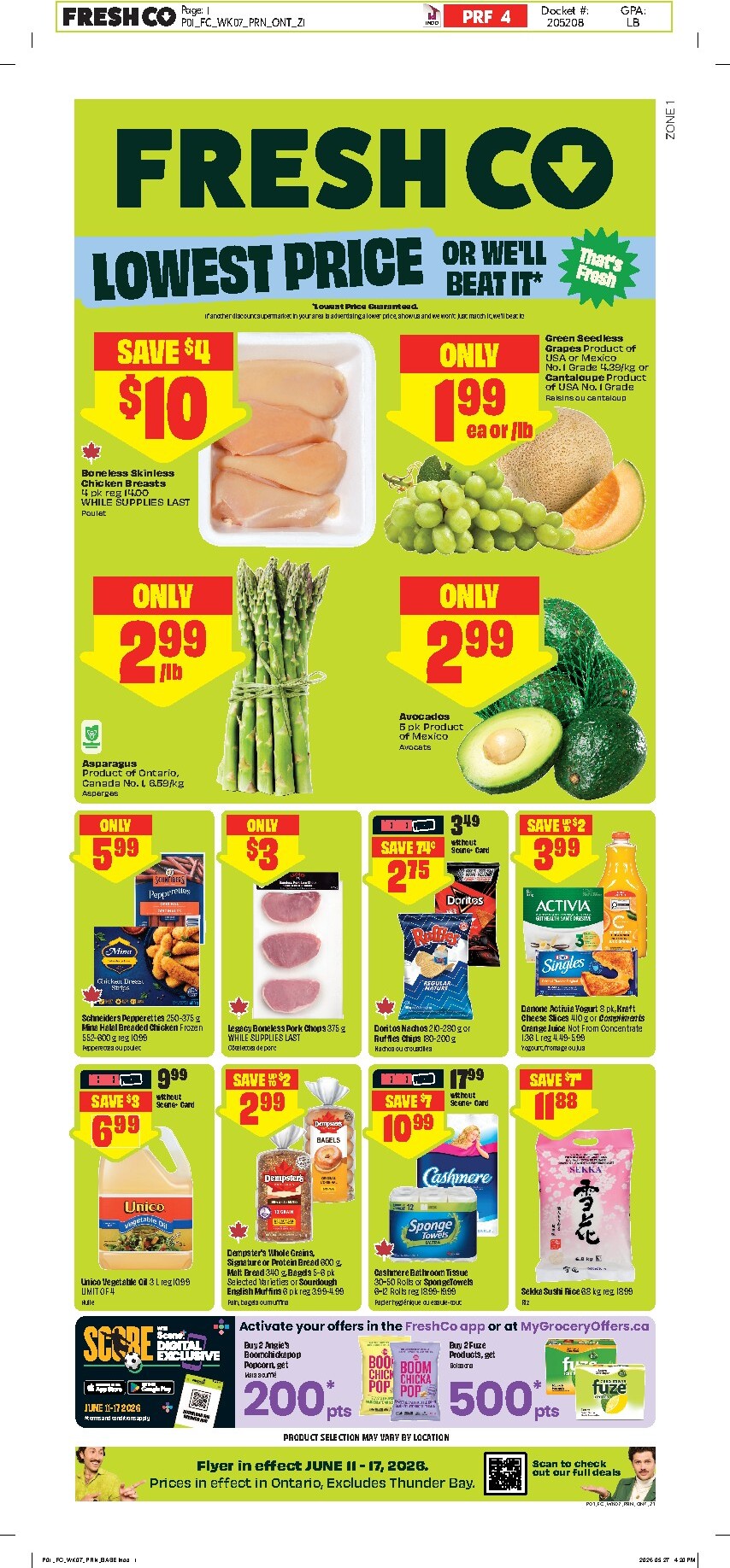 freshco - Freshco Flyer Valid from 2026-06-11 to 2026-06-17 - page: 1