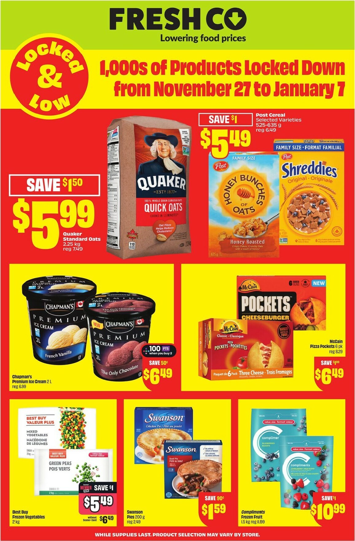 freshco - Freshco - Locked & Low Flyer Valid From 11-27 to 01-07 - page: 3
