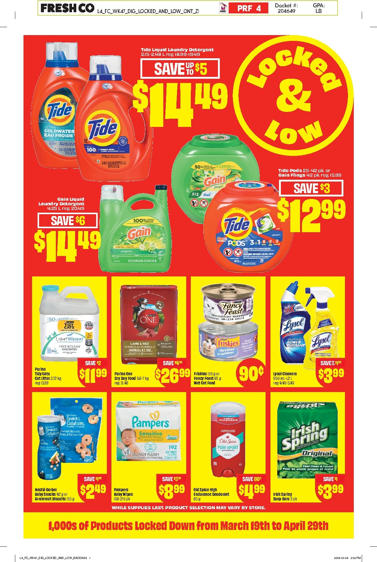 freshco - Freshco - Locked & Low Flyer Valid From 2026-03-19 to 2026-04-29 - page: 4
