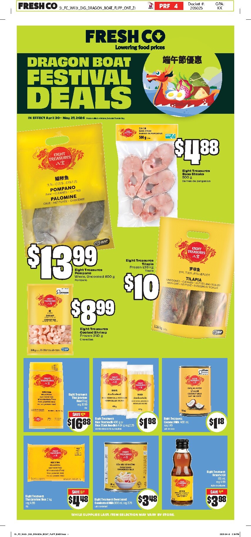 freshco - Freshco - Dragon Boat Festival Flyer Valid from 2026-04-30 to 2026-05-27 - page: 1