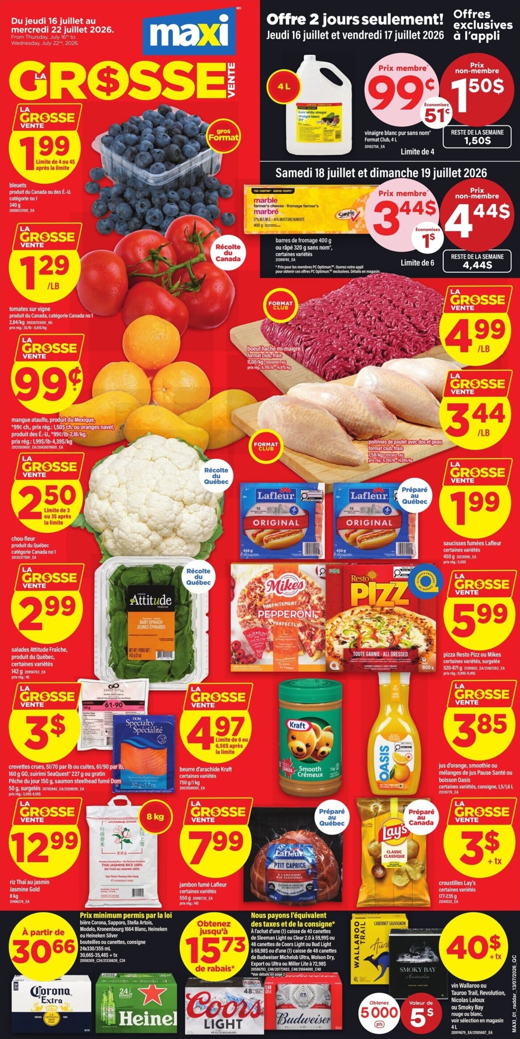 maxi - New Maxi - Weekly Flyer - Valid Thursday, July 16 - Wednesday, July 22 Flyer for This Week – 2026-07-16 to 2026-07-23