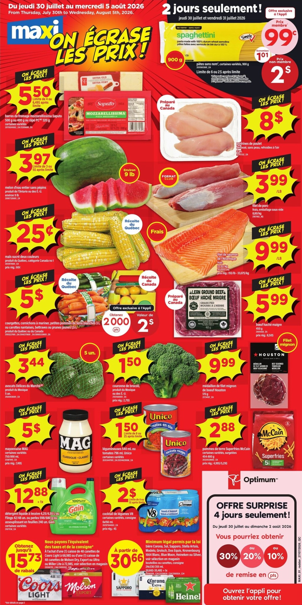 maxi - New Maxi Flyer for This Week – 2026-07-30 to 2026-08-05