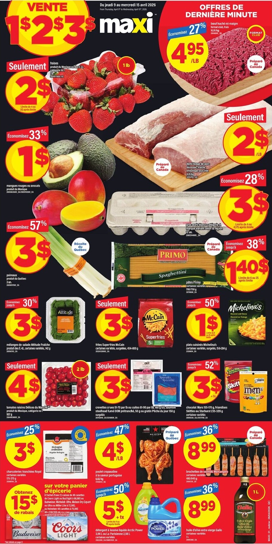 maxi - Maxi Flyer Valid From 2026-04-09 to 2026-04-15