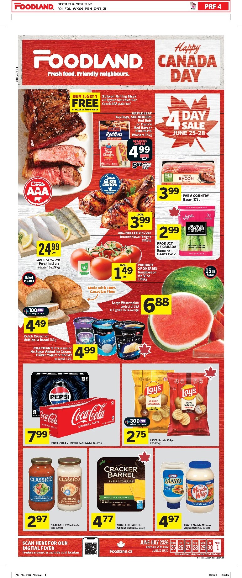 foodland - New Foodland Flyer for This Week – 2026-06-25 to 2026-07-01