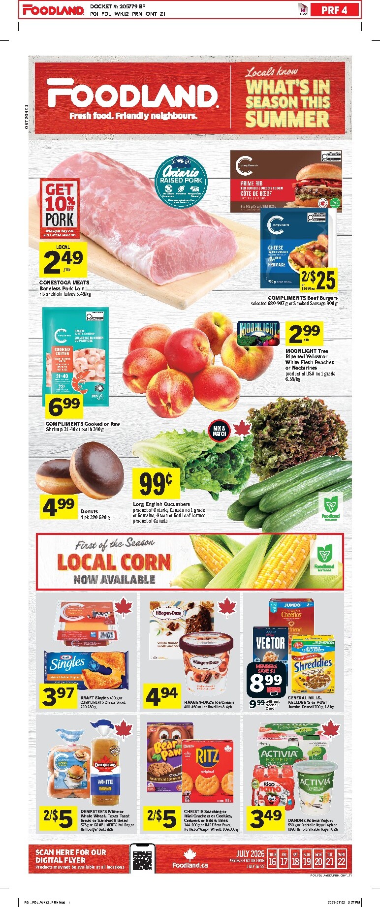 foodland - New Foodland Flyer for This Week – 2026-07-16 to 2026-07-22