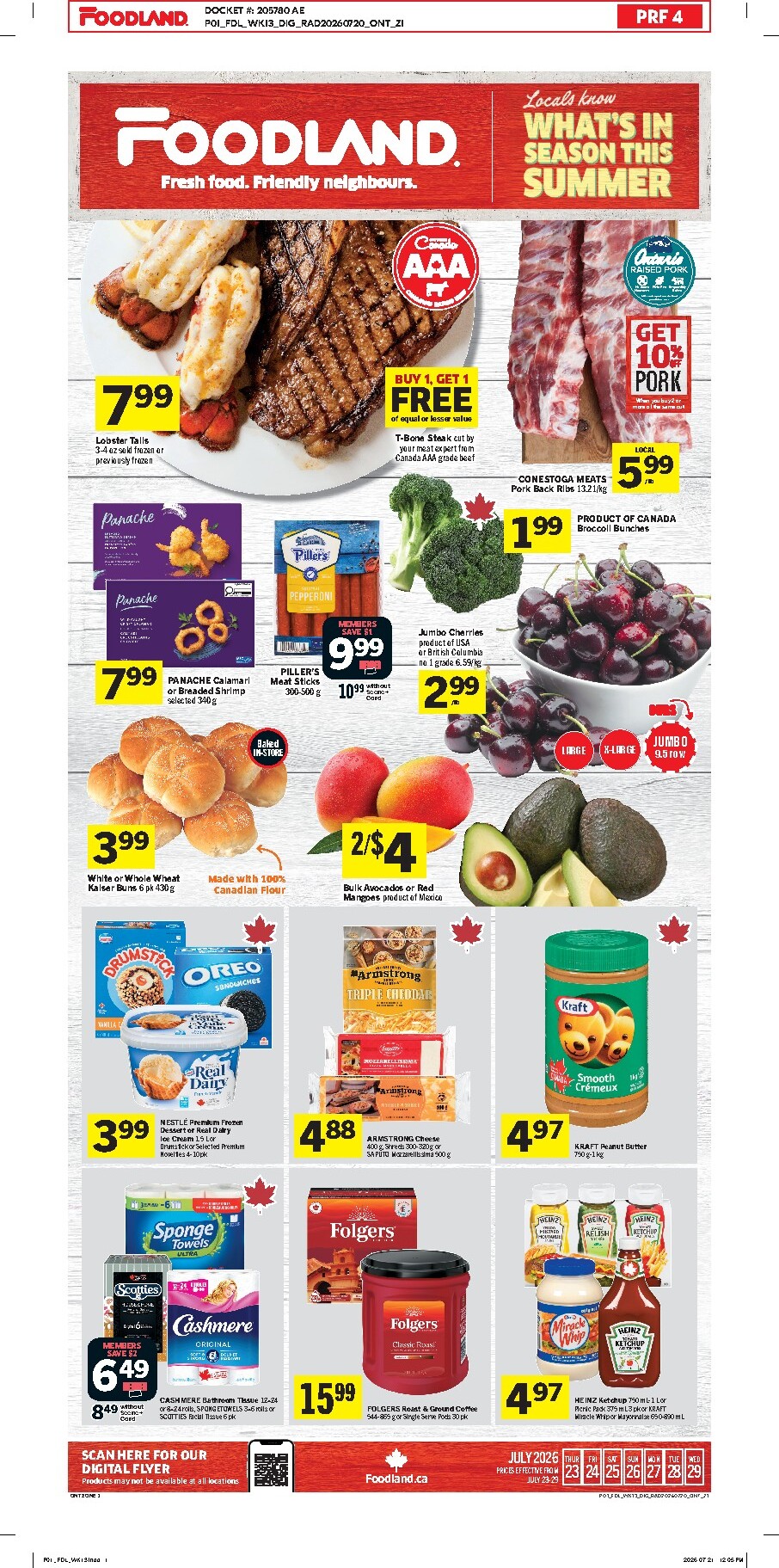 foodland - Foodland Flyer Valid from 2026-07-23 to 2026-07-29