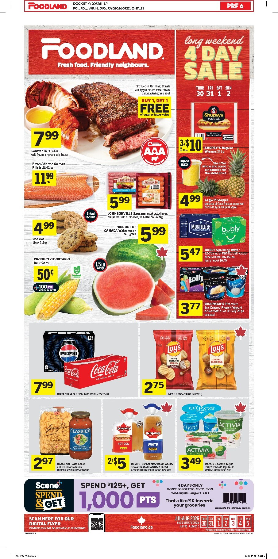 foodland - New Foodland Flyer for This Week – 2026-07-30 to 2026-08-05 - page: 1