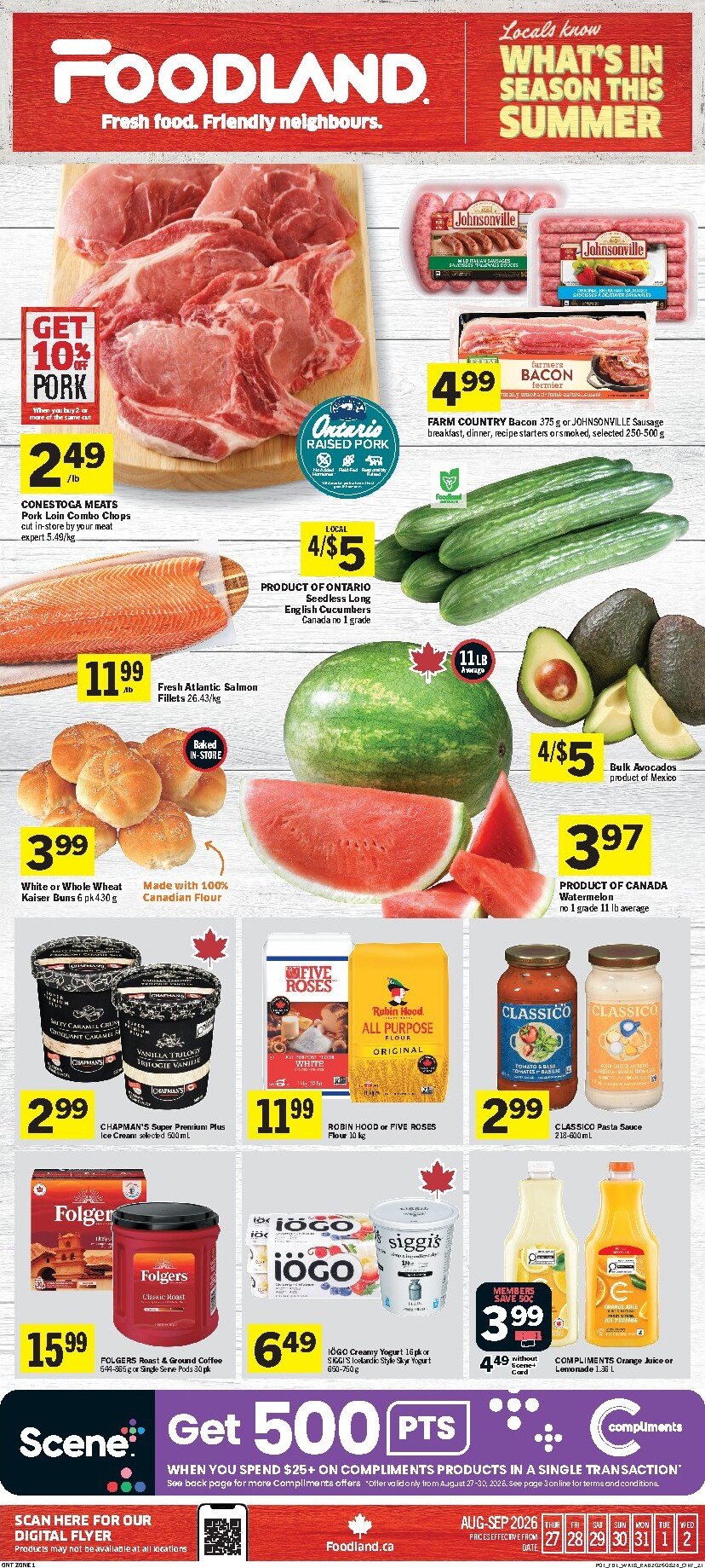 foodland - New Foodland Flyer for This Week – 2026-08-27 to 2026-09-02
