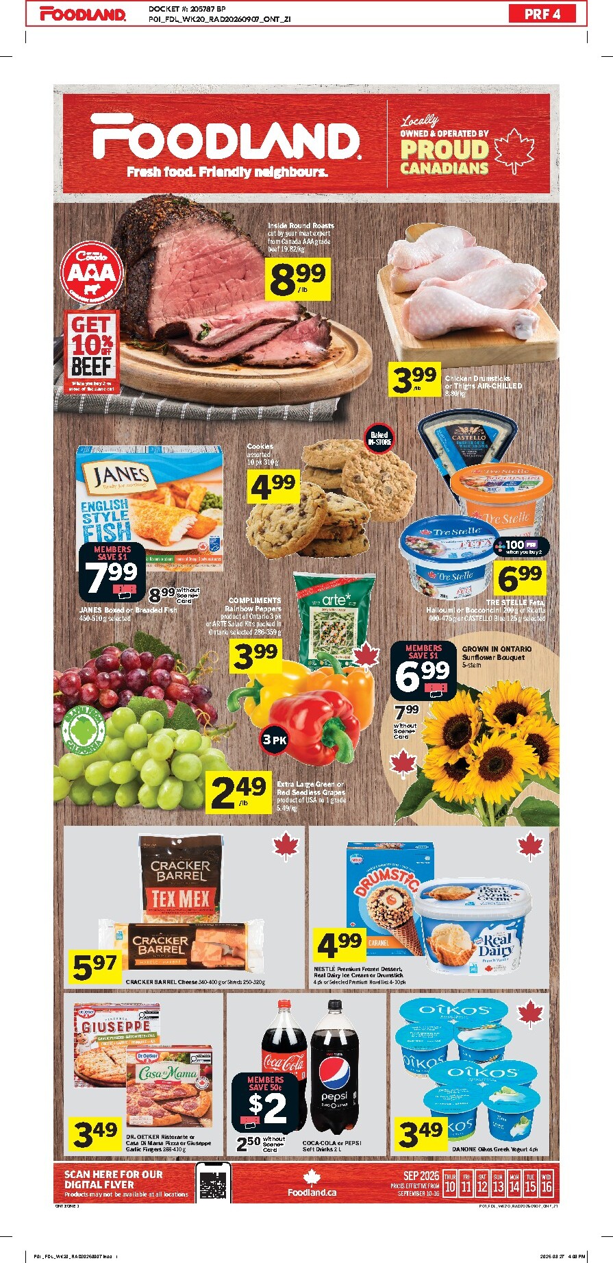 foodland - New Foodland Flyer for This Week – 2026-09-10 to 2026-09-16