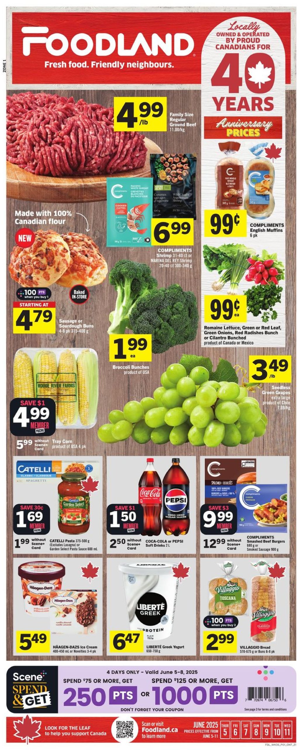 foodland - Foodland flyer valid from 06-05 - 06-11 - page: 1