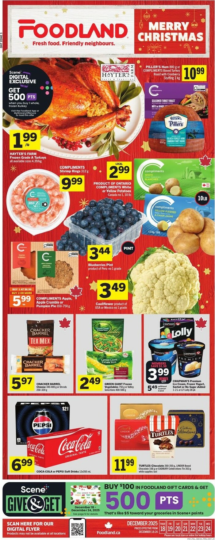 foodland - Foodland Flyer Valid From 12-18 to 12-24