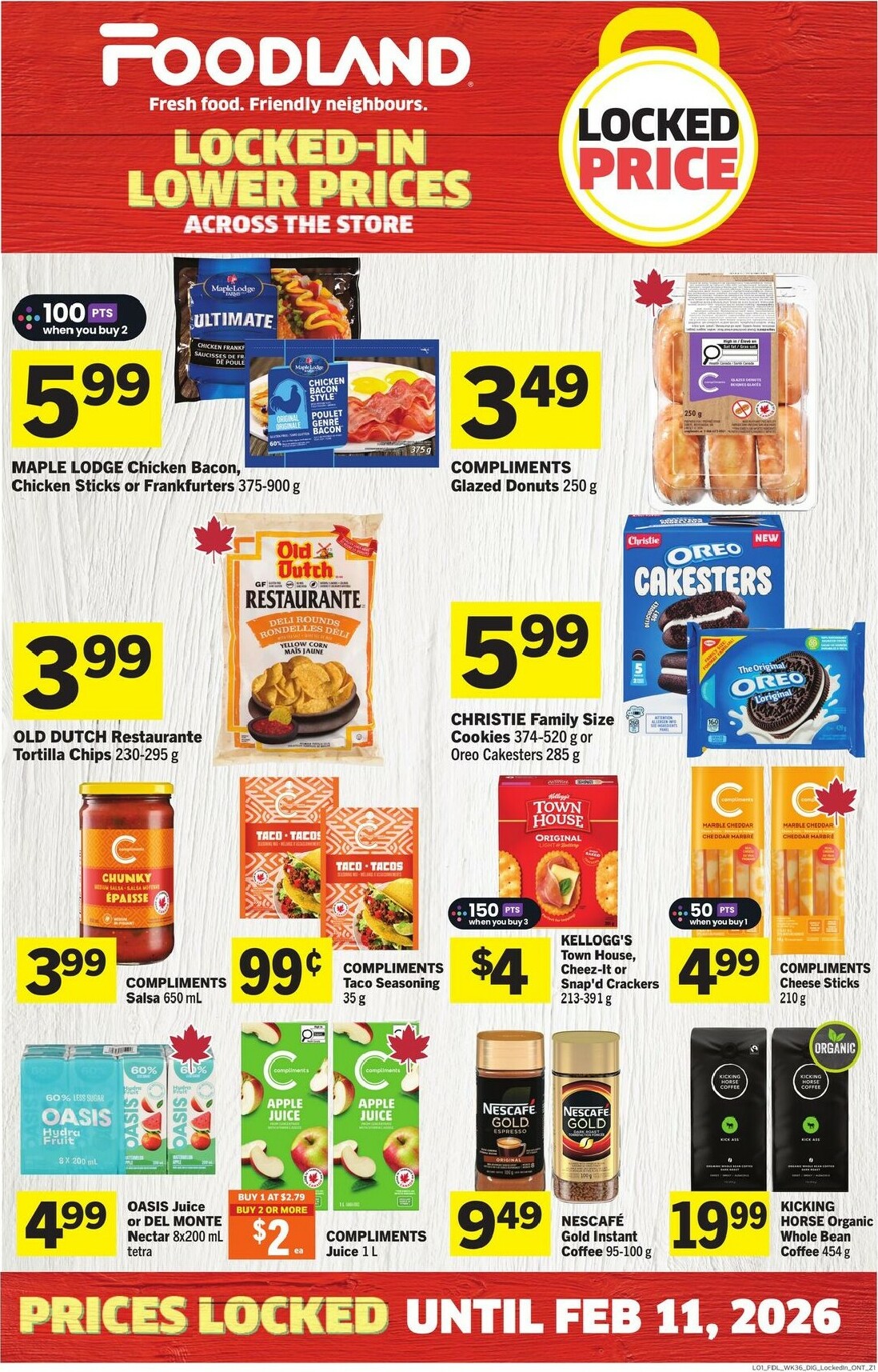 foodland - Foodland - Locked Price Flyer Valid From 01-01 to 02-11