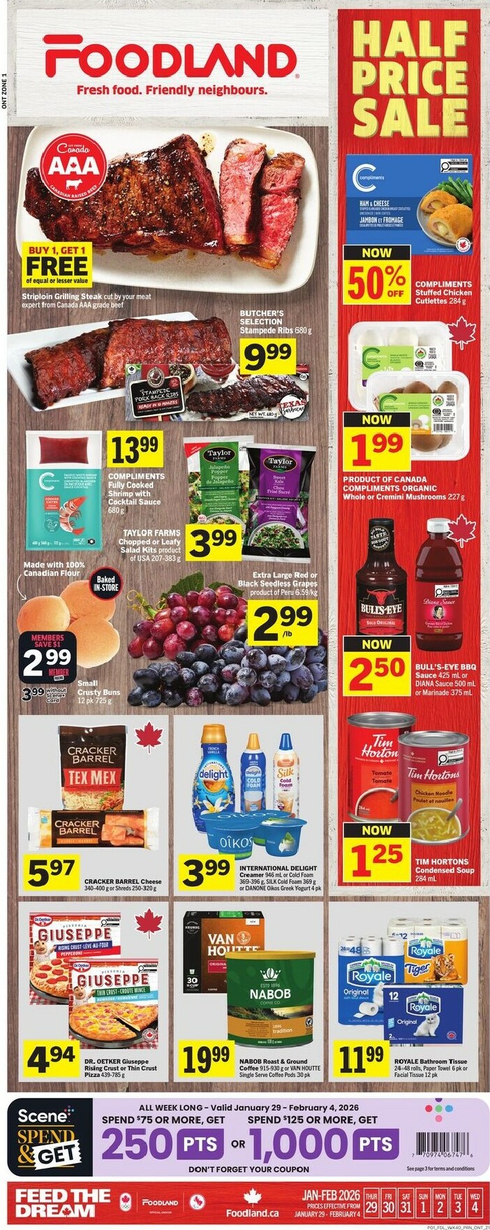 foodland - Foodland Flyer Valid From 01-29 to 02-04 - page: 1