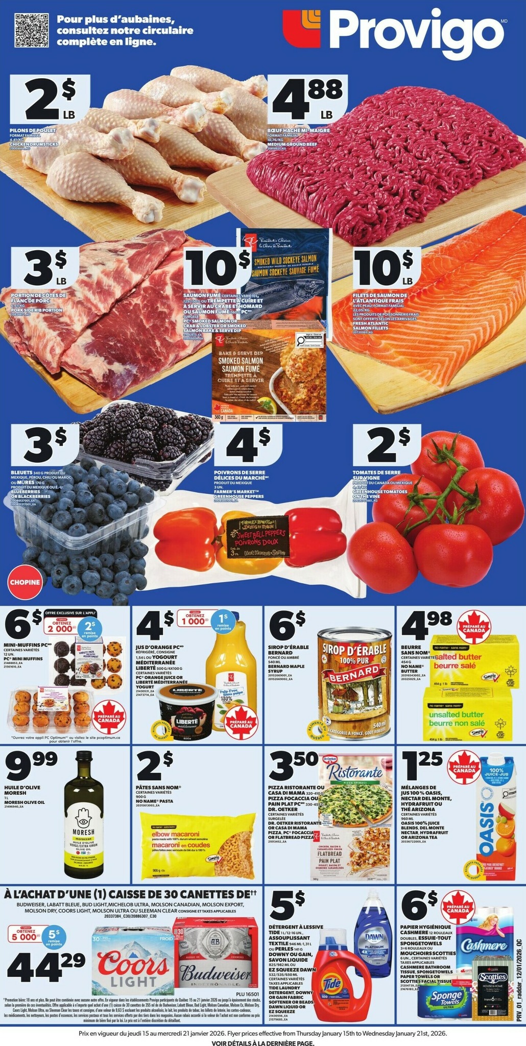 provigo - Provigo Flyer Valid From 01-15 to 01-21