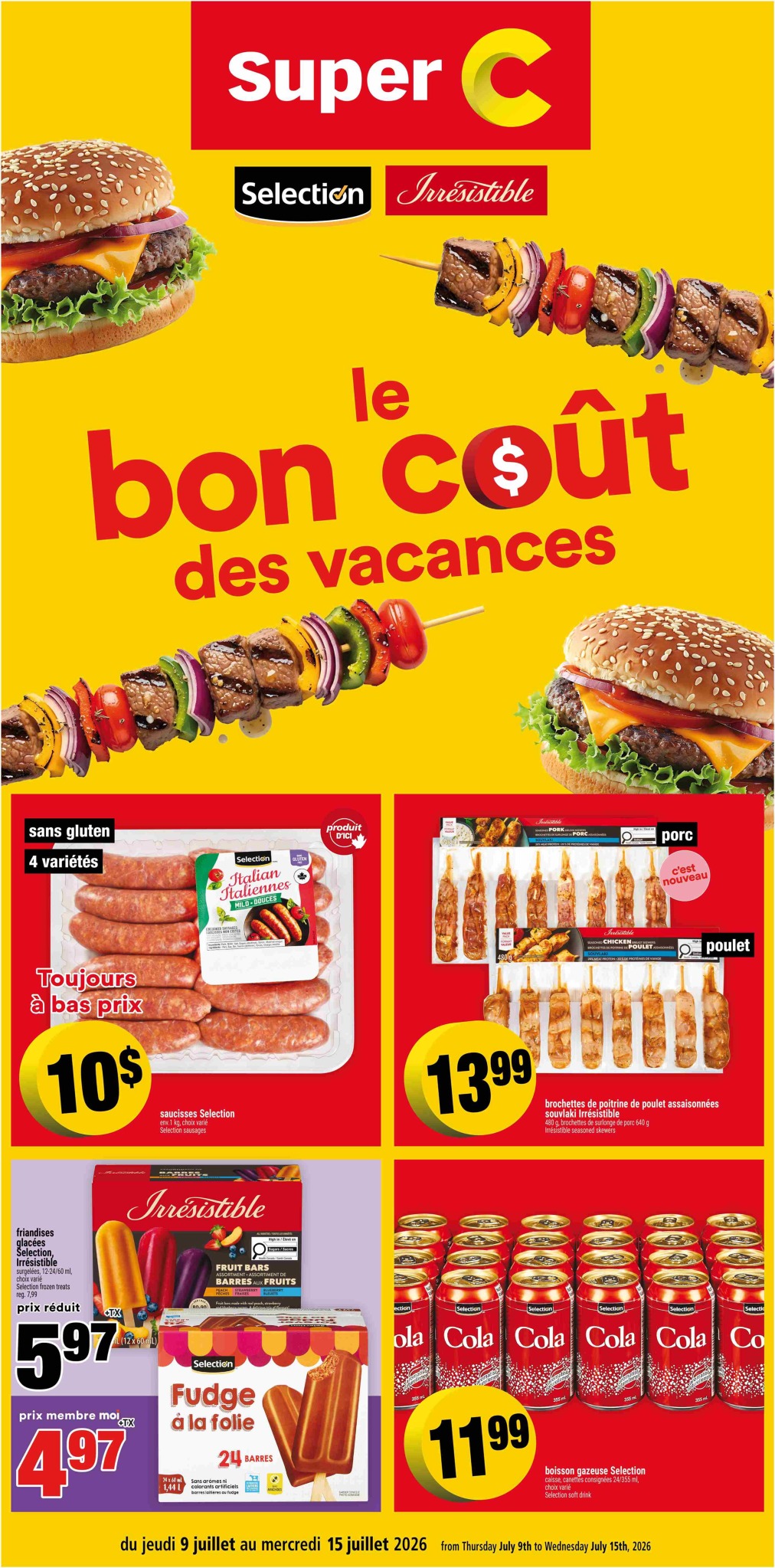 super-c - New Super C - Cahier Marques Privées Flyer for This Week – 2026-07-09 to 2026-07-15