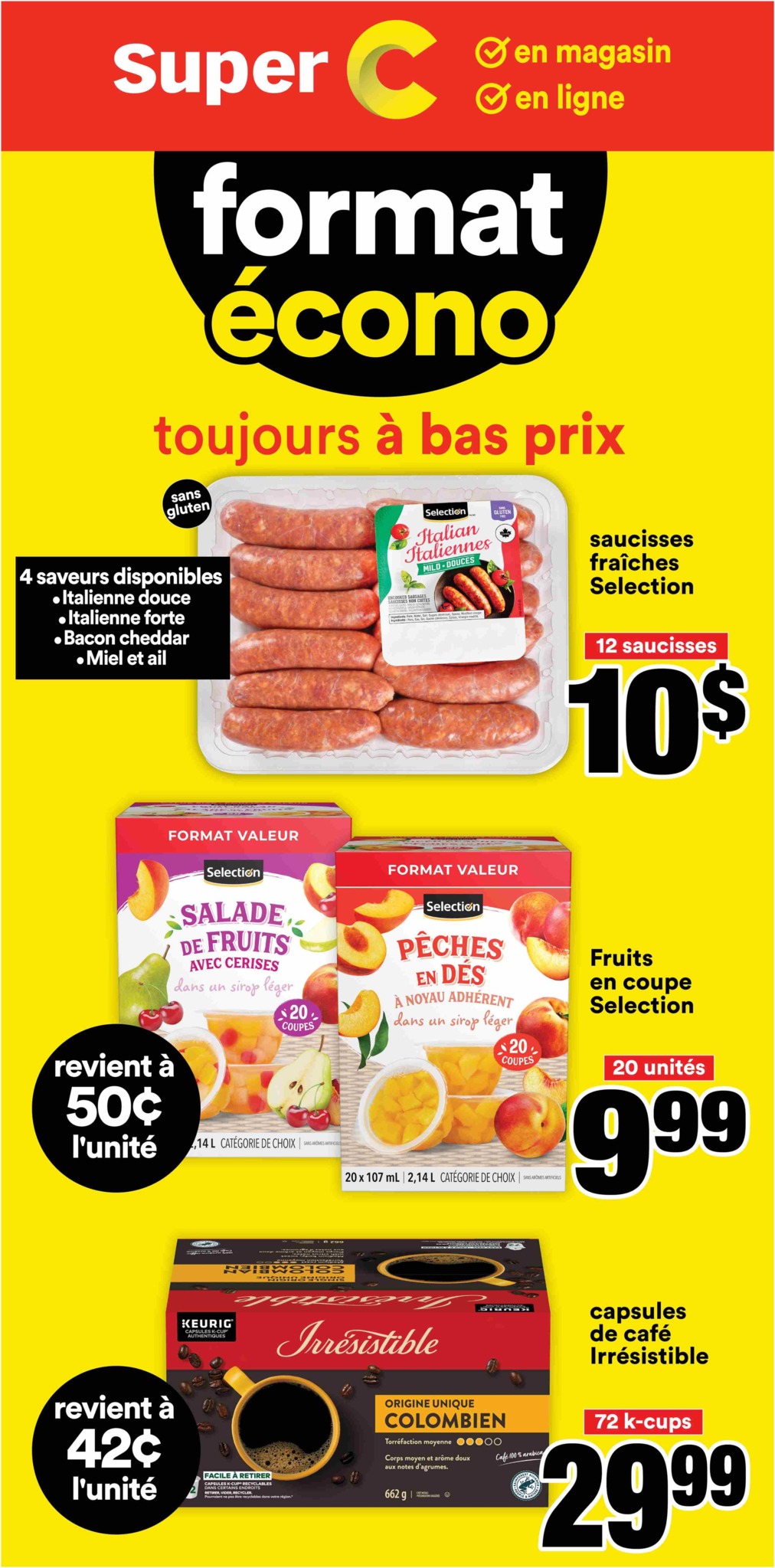 super-c - New Super C - Format Écono Flyer for This Week – 2026-08-06 to 2026-08-12