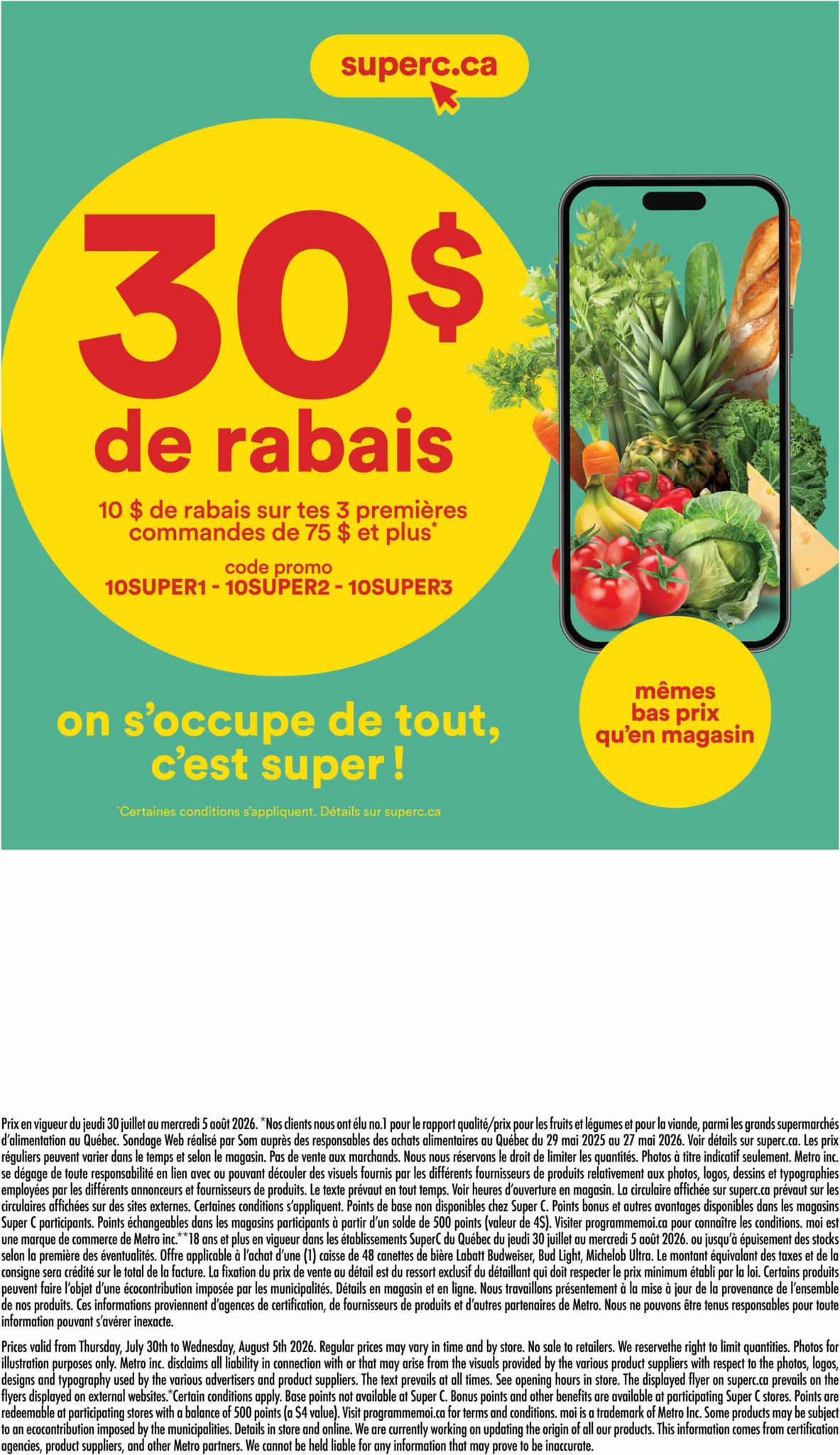 super-c - Super C Flyer Valid from 2026-07-30 to 2026-08-05 - page: 17