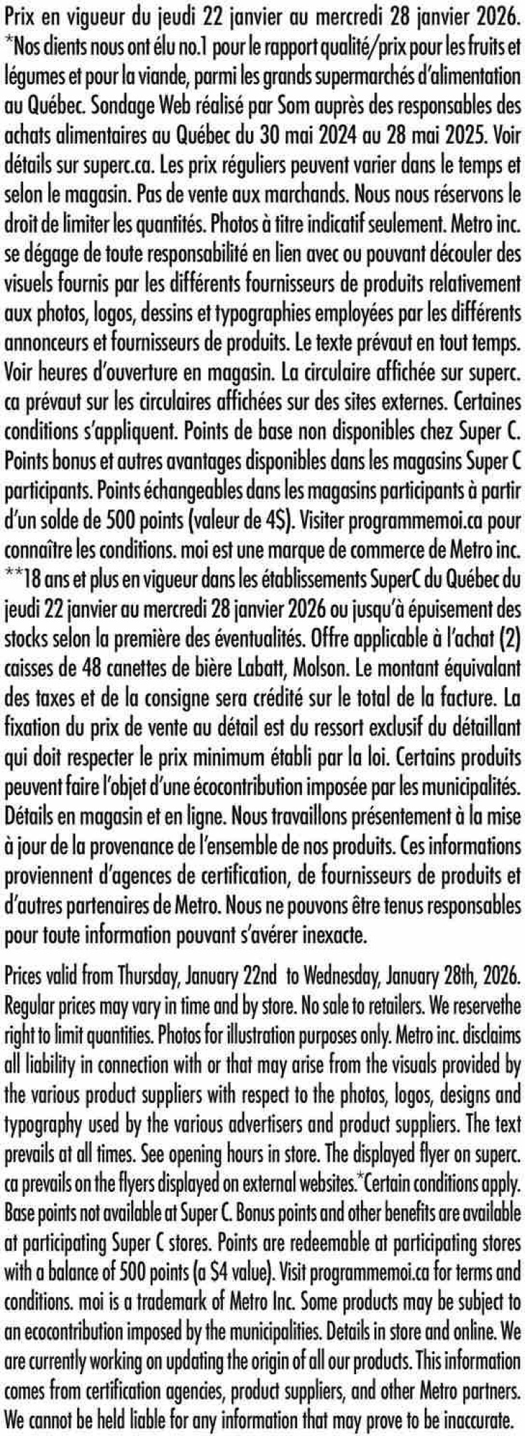 super-c - Super C Flyer Valid From 01-22 to 01-28 - page: 17