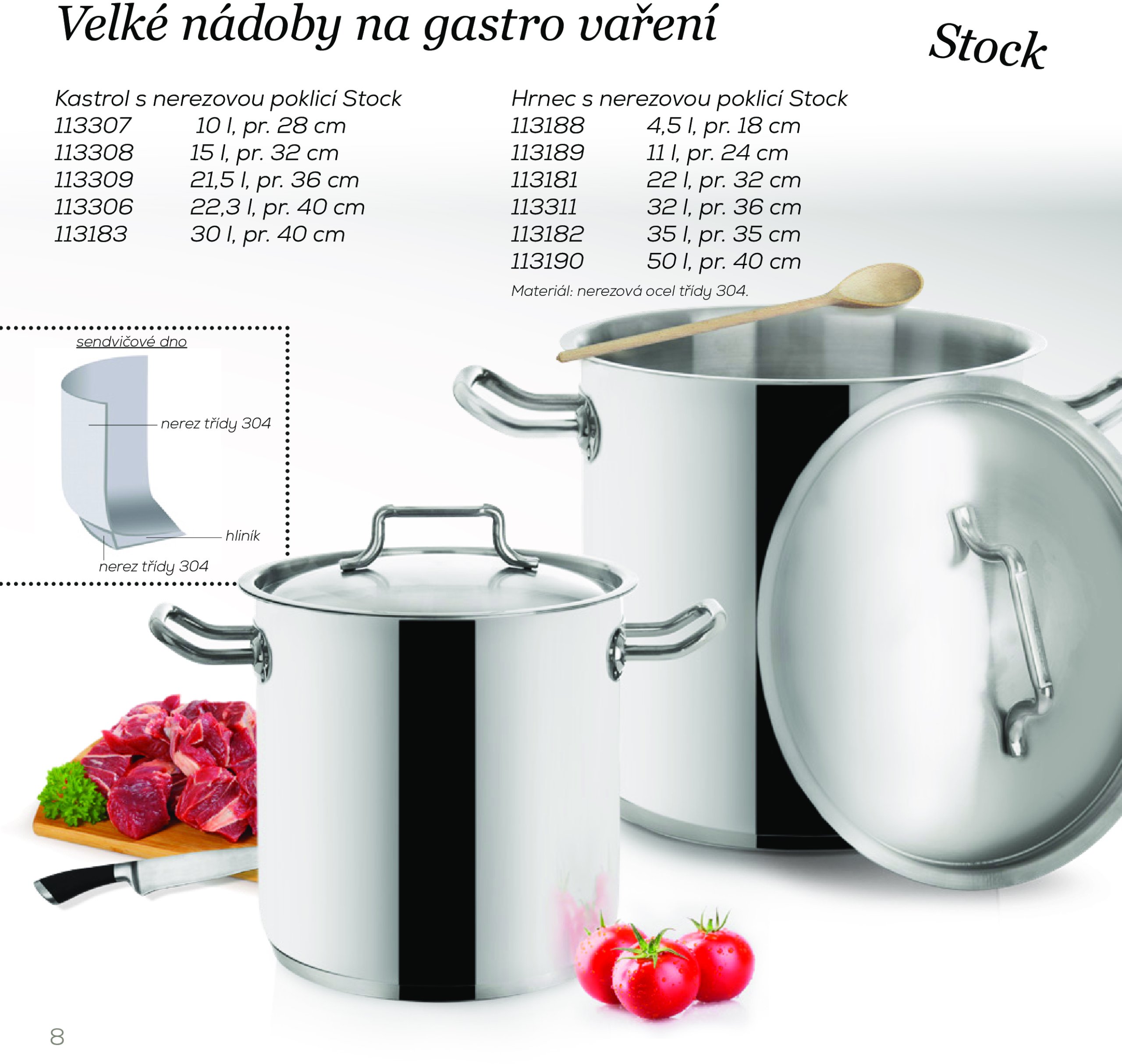 orion - Leták Orion - Nerezové nádobí od 01.01. do 31.12. - page: 8