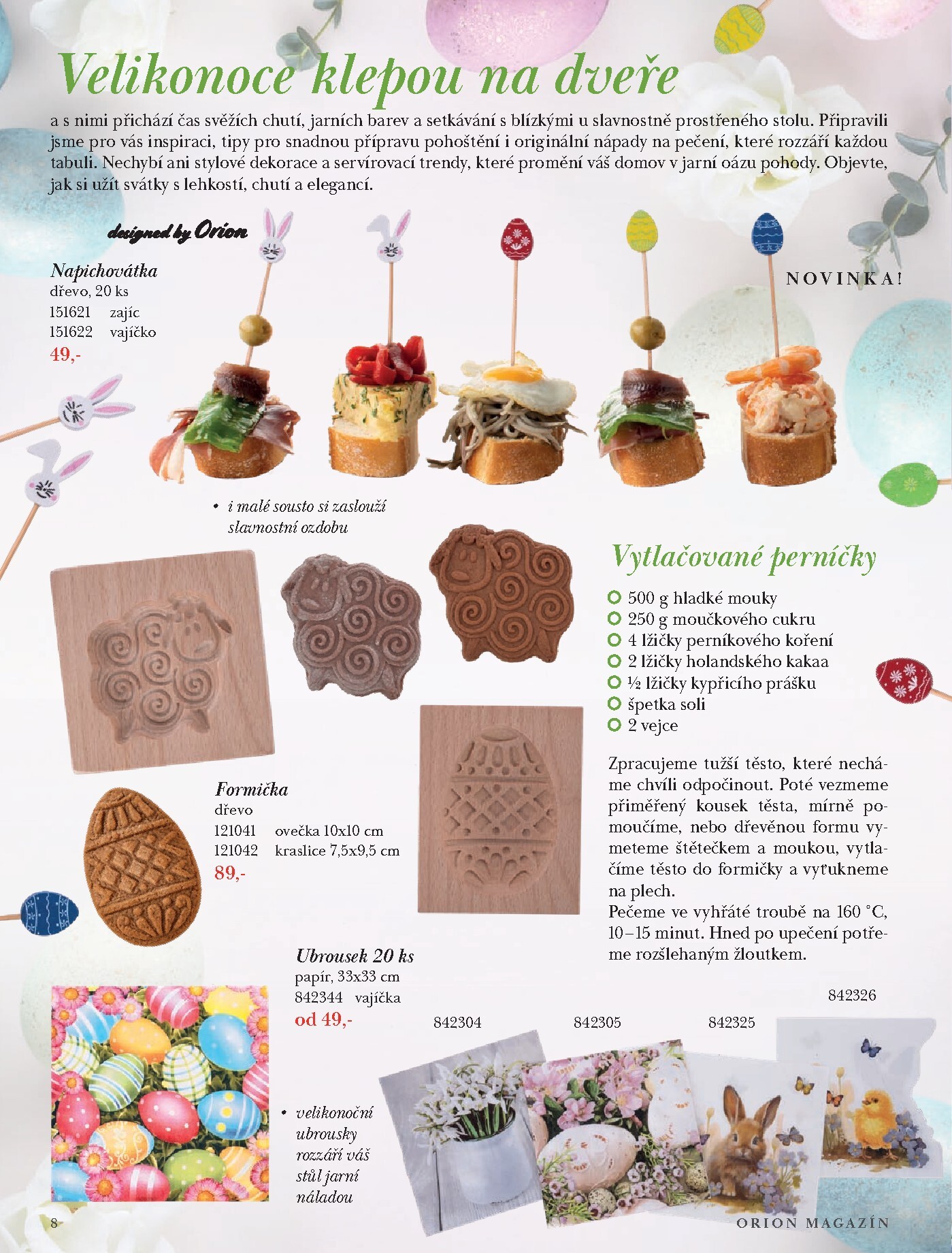 orion - Orion - Jaro & Léto leták platný od neděle 15.03.2026 do pondělí 31.08.2026 - page: 8