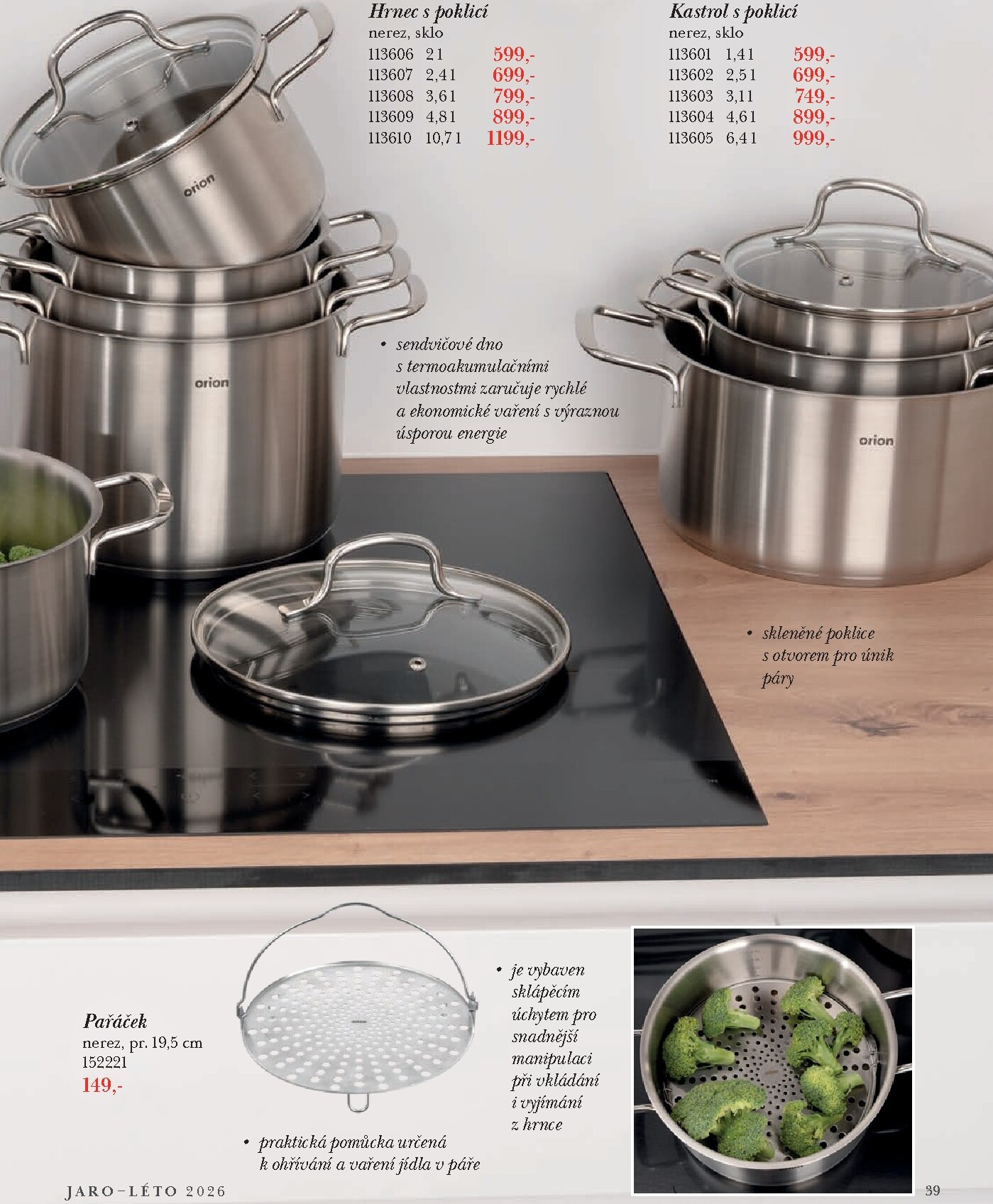 orion - Orion - Jaro & Léto leták platný od neděle 15.03.2026 do pondělí 31.08.2026 - page: 39