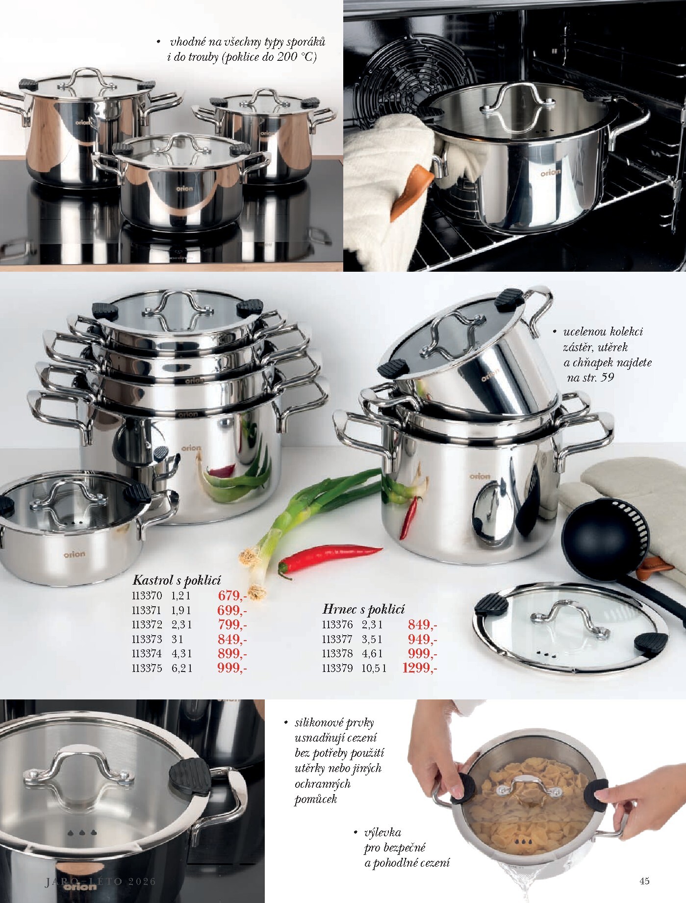 orion - Orion - Jaro & Léto leták platný od neděle 15.03.2026 do pondělí 31.08.2026 - page: 45