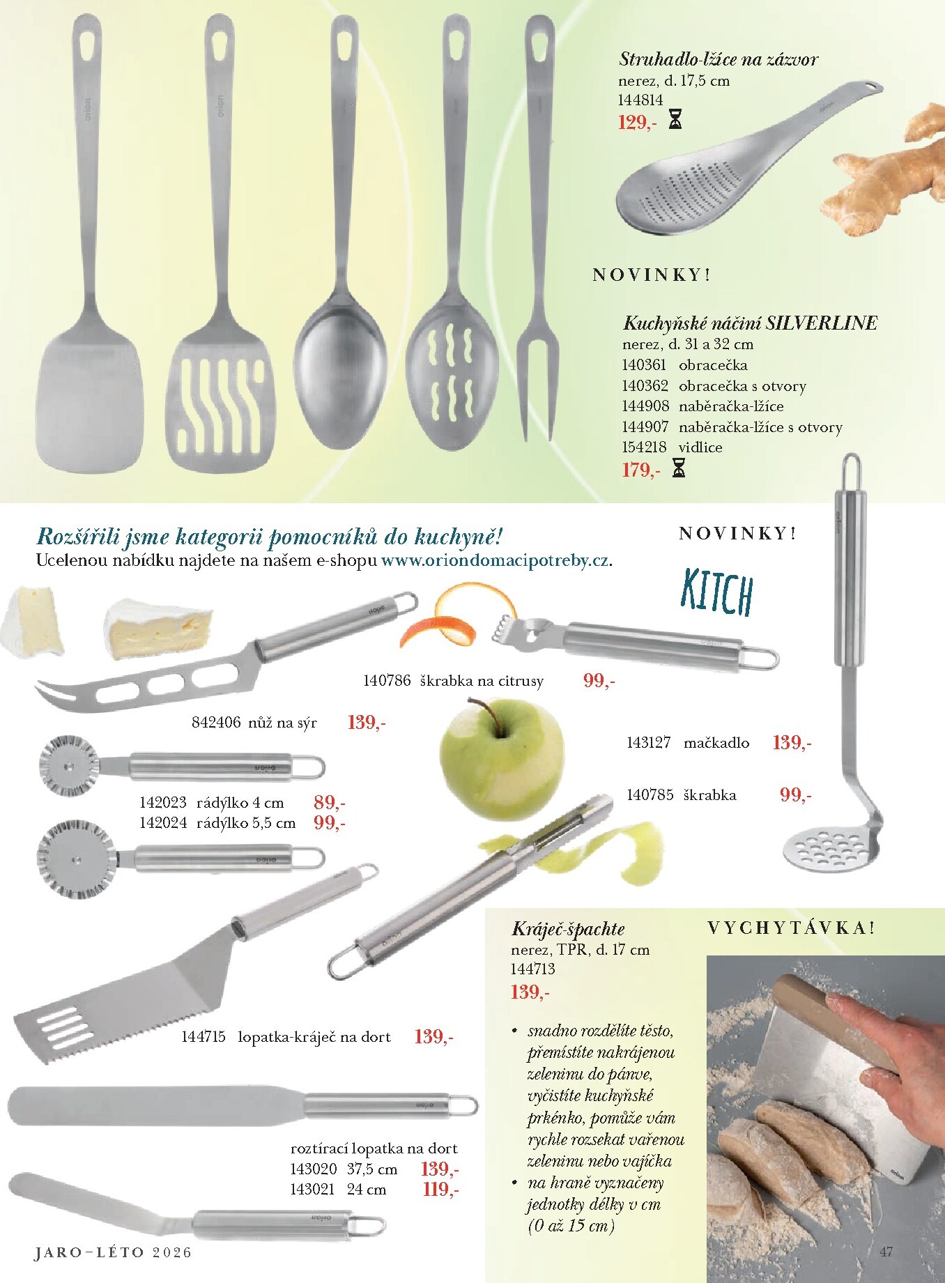 orion - Orion - Jaro & Léto leták platný od neděle 15.03.2026 do pondělí 31.08.2026 - page: 47