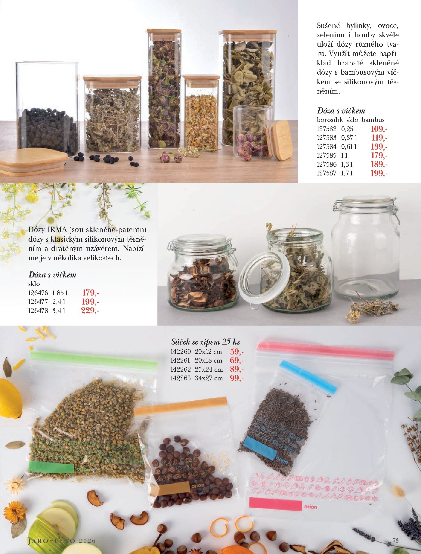 orion - Orion - Jaro & Léto leták platný od neděle 15.03.2026 do pondělí 31.08.2026 - page: 73