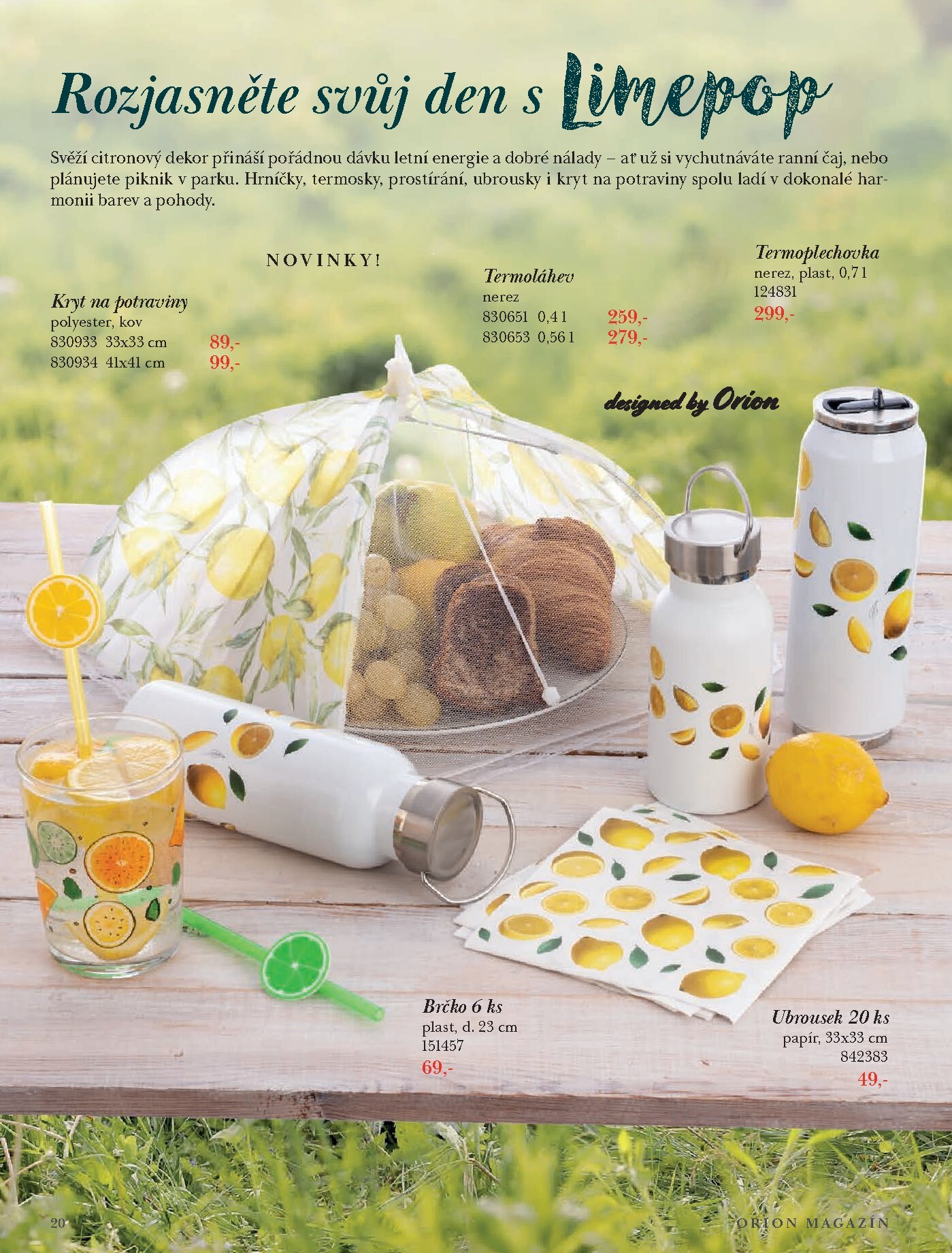 orion - Orion - Jaro & Léto leták platný od neděle 15.03.2026 do pondělí 31.08.2026 - page: 20