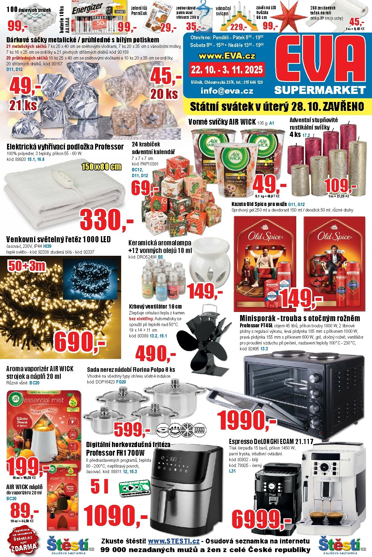 eva-cz - Aktuální leták EVA.cz od 22.10. do 03.11.