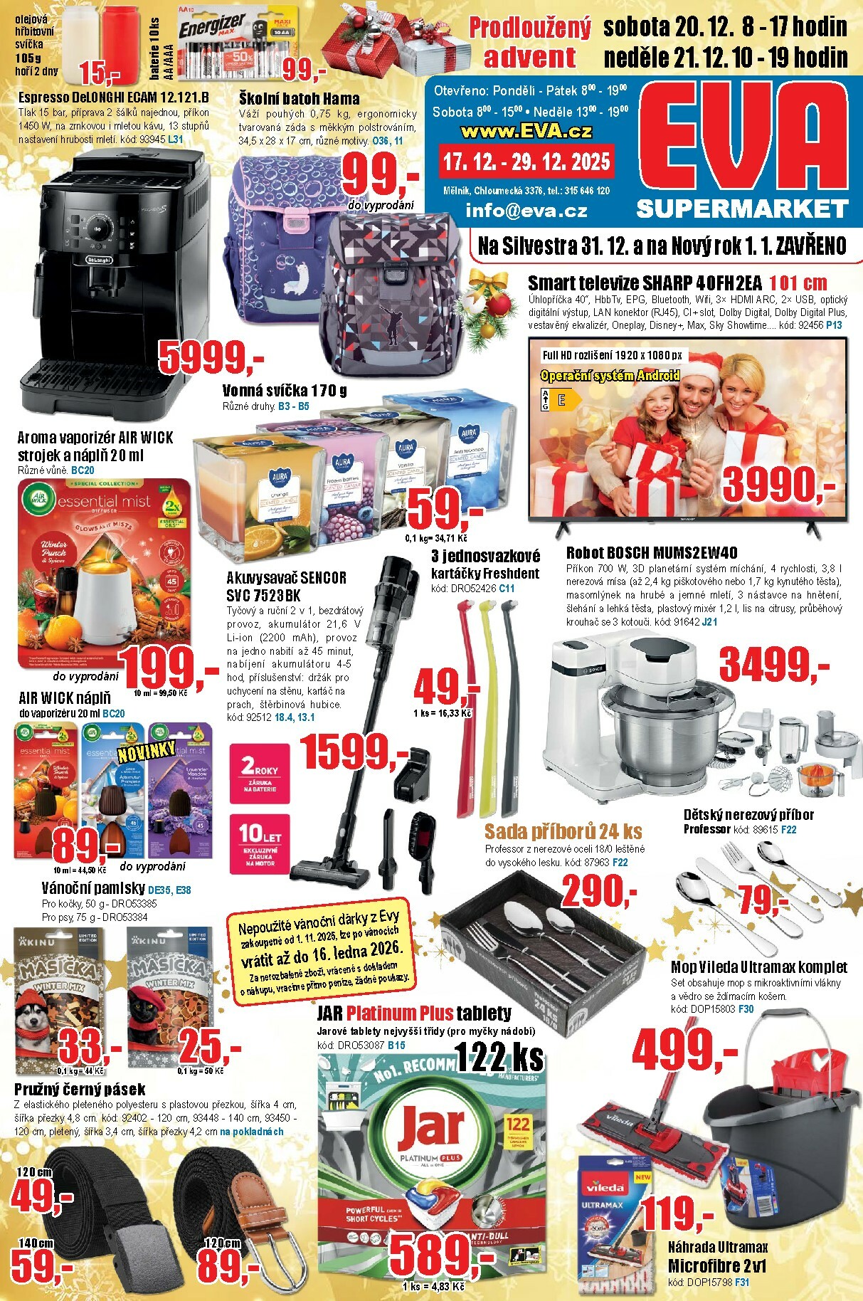 eva-cz - Aktuální leták EVA.cz od 17.12. do 29.12.