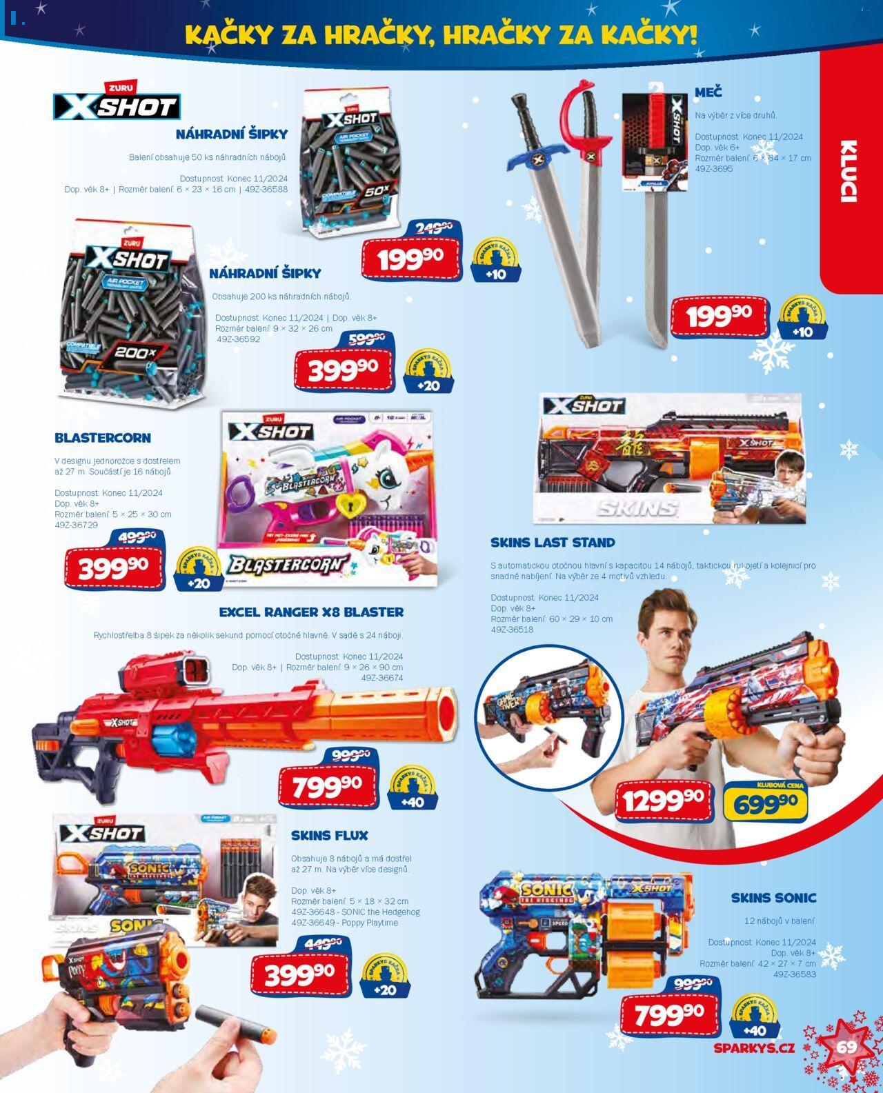 sparkys - Sparkys katalog Vánoce 2024 01.10.2024 - 30.11.2024 - page: 69 sparkys - Sparkys katalog Vánoce 2024 01.10.2024 - 30.11.2024 - page: 69