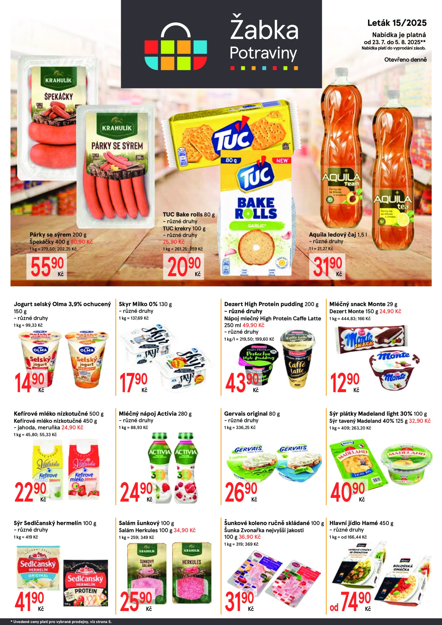 zabka - Leták Žabka od 23.07. do 05.08. - page: 1
