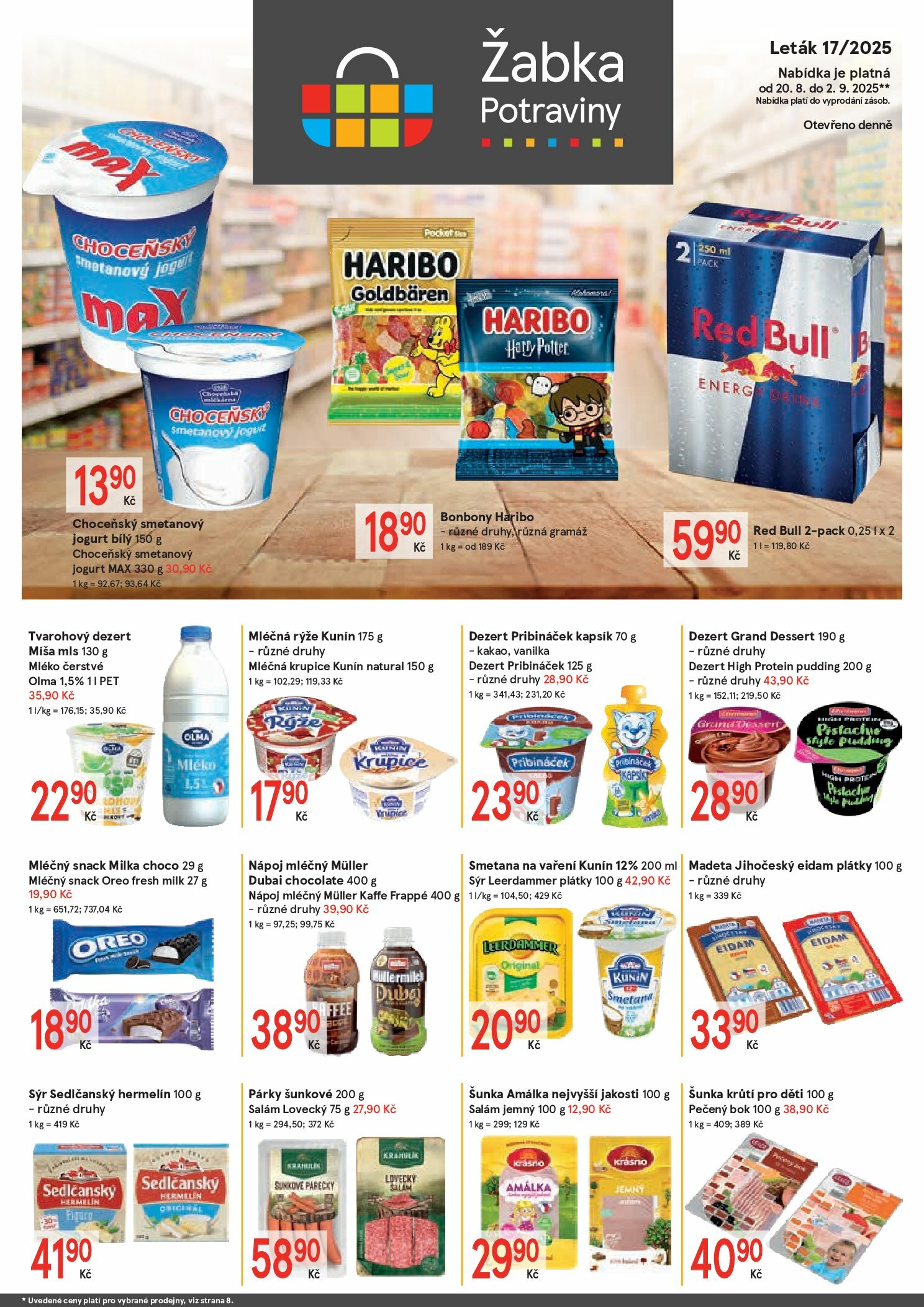 zabka - Leták Žabka od 20.08. do 02.09.