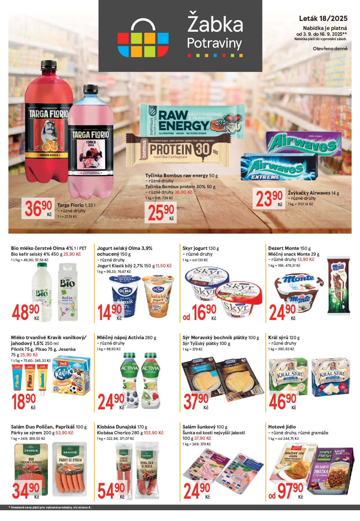 zabka - Leták Žabka od 03.09. do 16.09.