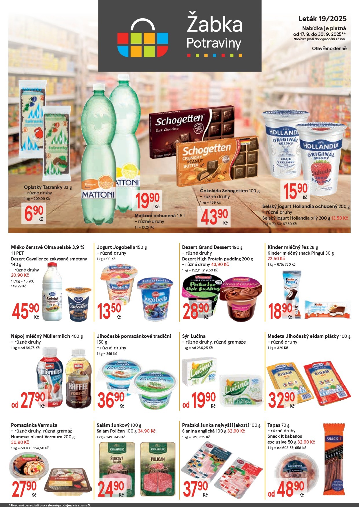 zabka - Leták Žabka od 17.09. do 30.09.