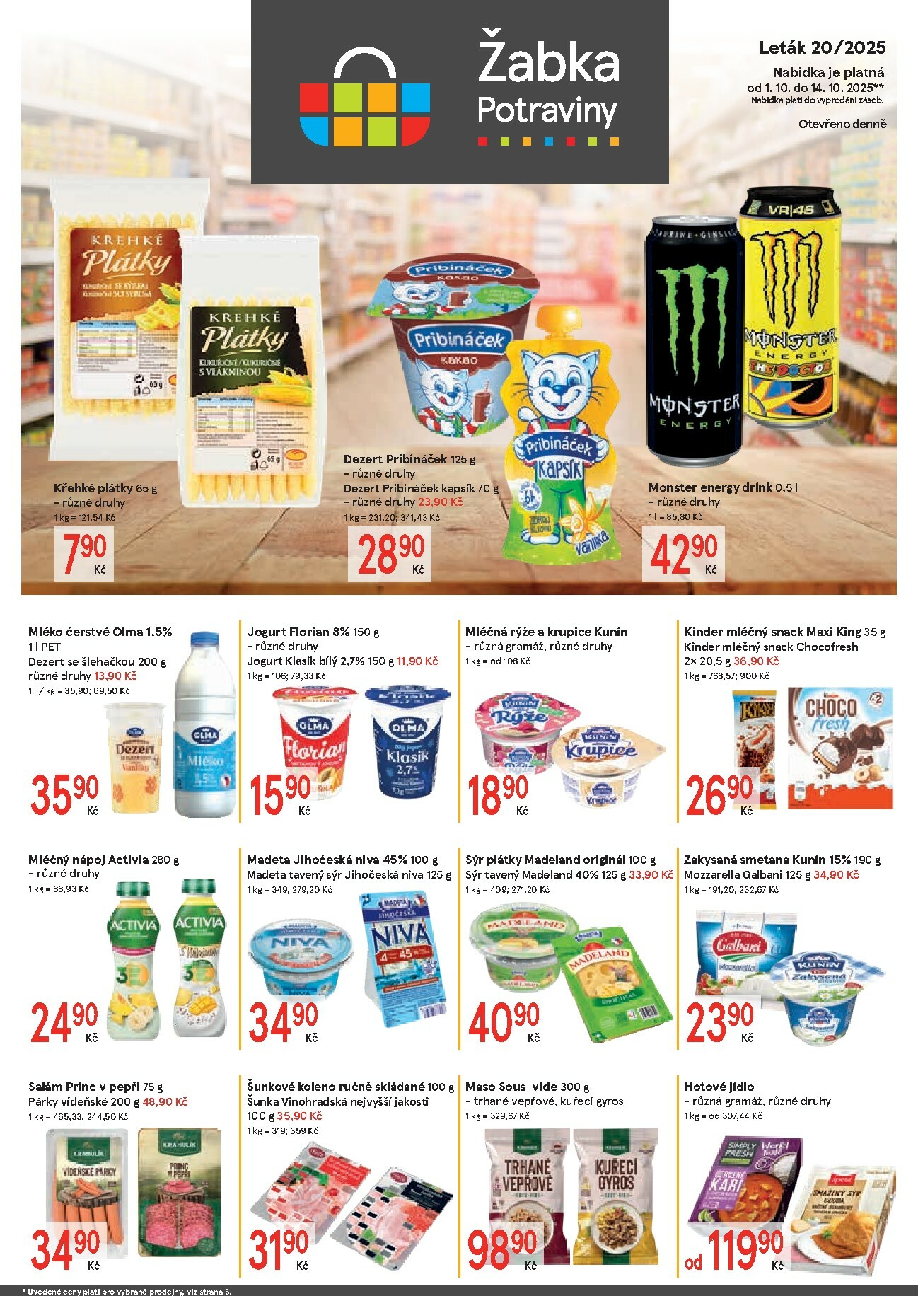 zabka - Leták Žabka od 01.10. do 14.10.