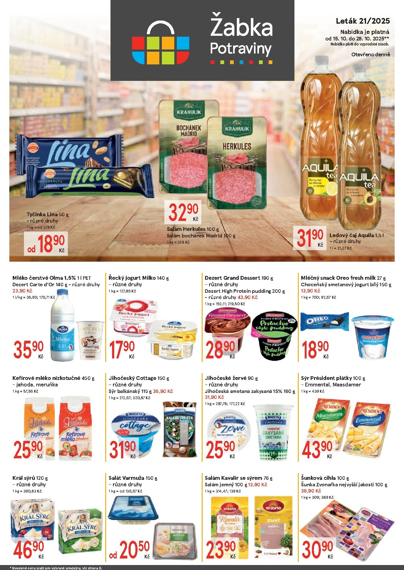 zabka - Aktuální leták Žabka od 15.10. do 28.10.