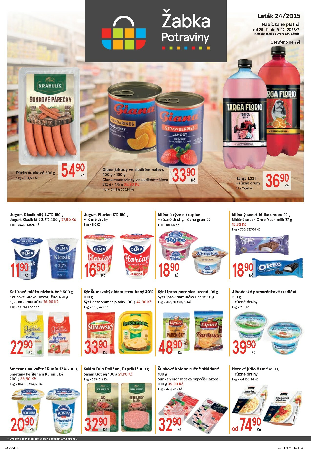 zabka - Aktuální leták Žabka od 26.11. do 09.12.