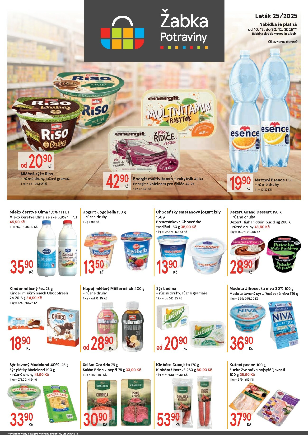 zabka - Aktuální leták Žabka od 10.12. do 30.12.